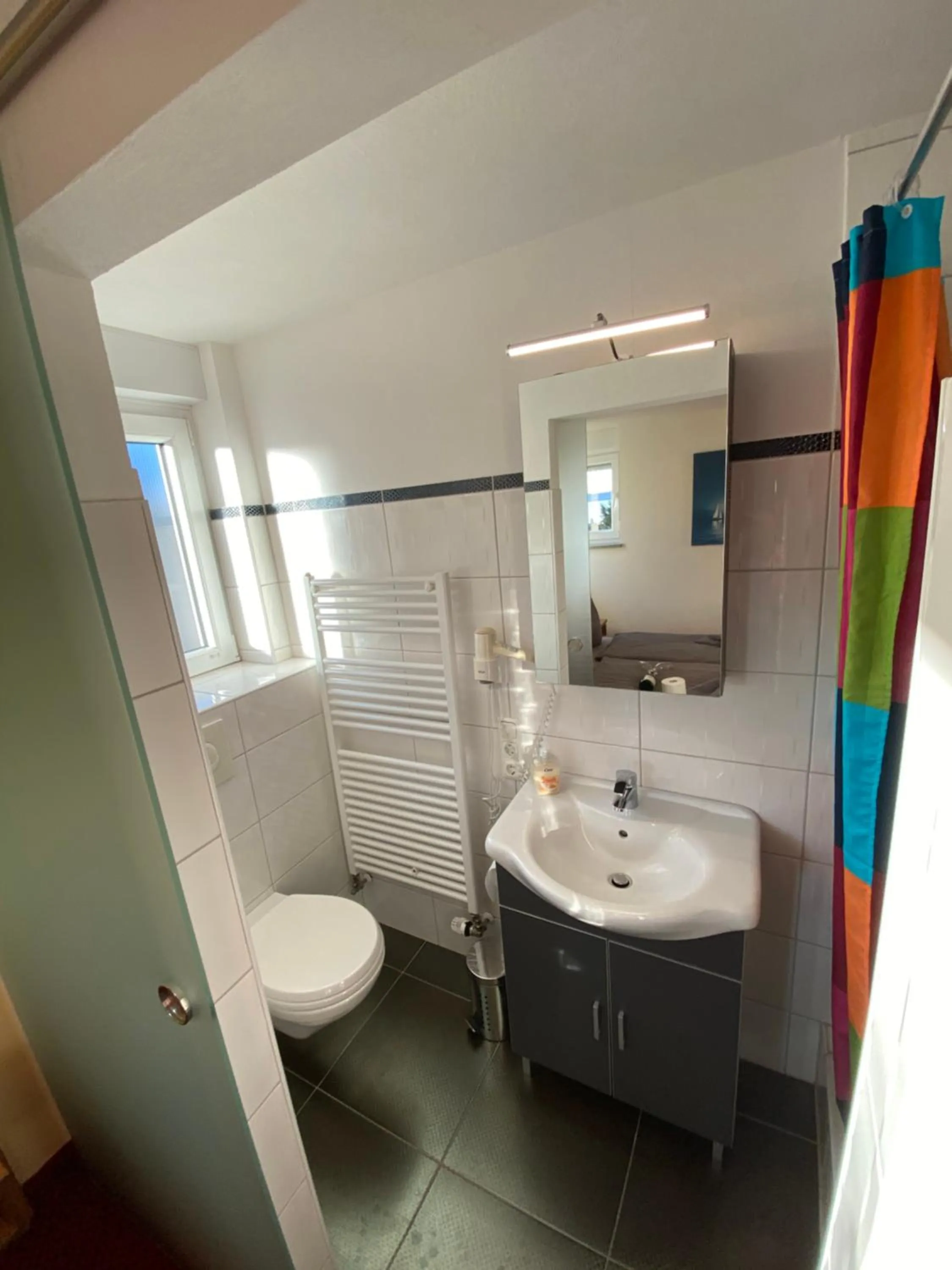 Toilet in BnB Fliegerhaeusle Hagnau 24h Self Check In