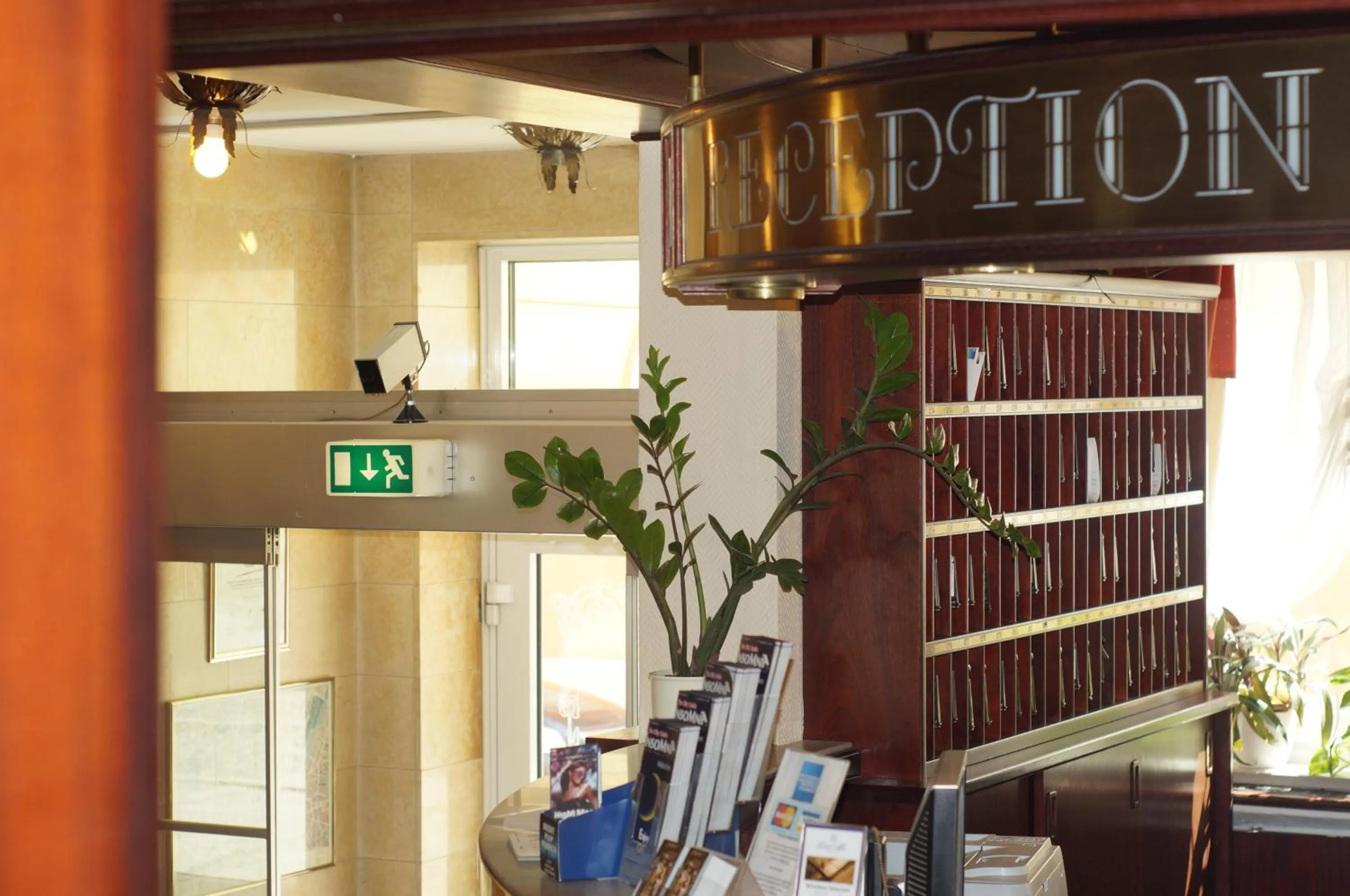 Lobby or reception in Hotel Alfa Zentrum