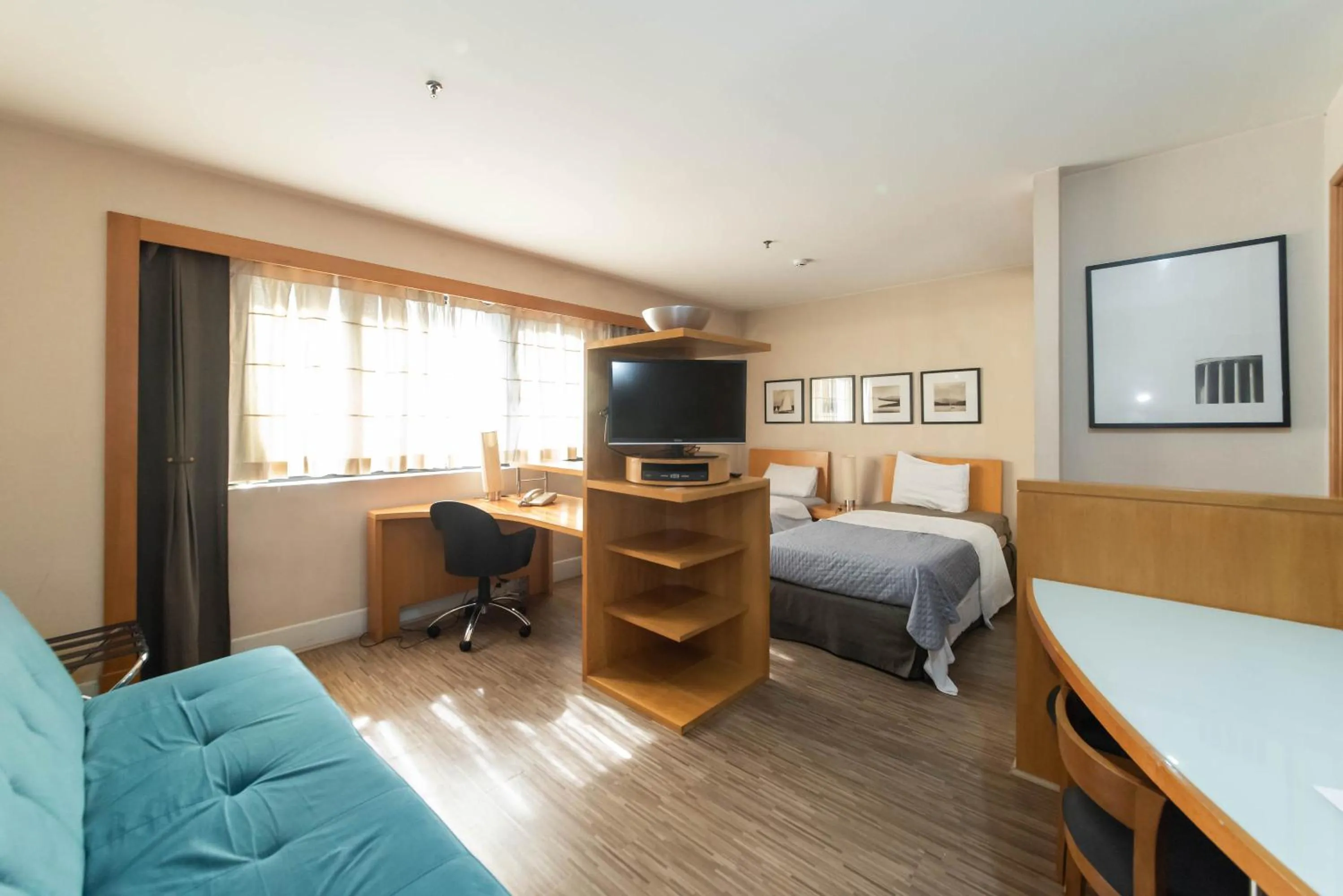 Bed in Charmoso Flat na Faria Lima