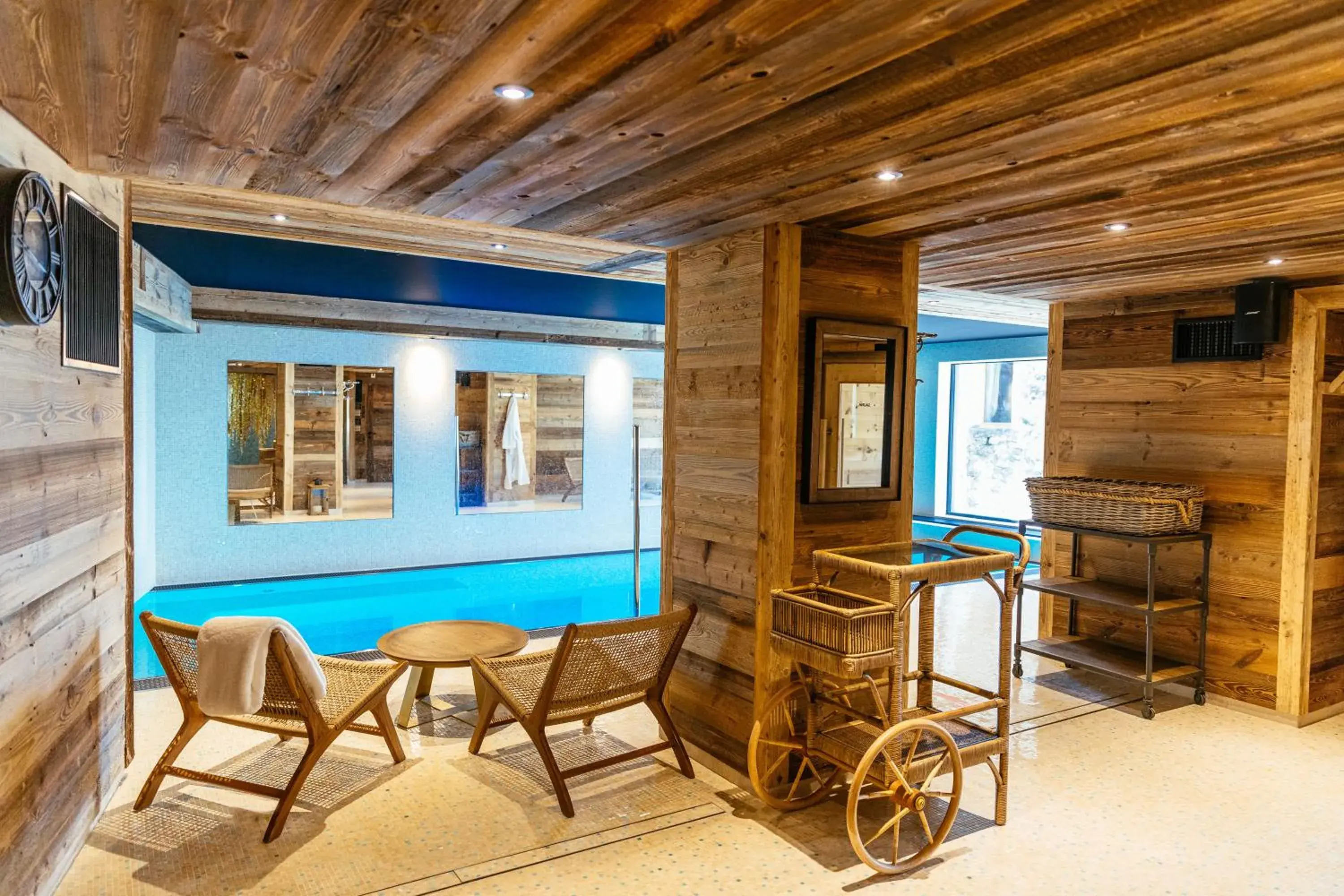 Spa and wellness centre/facilities in Hotel Le V de Vaujany Spa and wellness centre/facilities in Hotel Le V de Vaujany