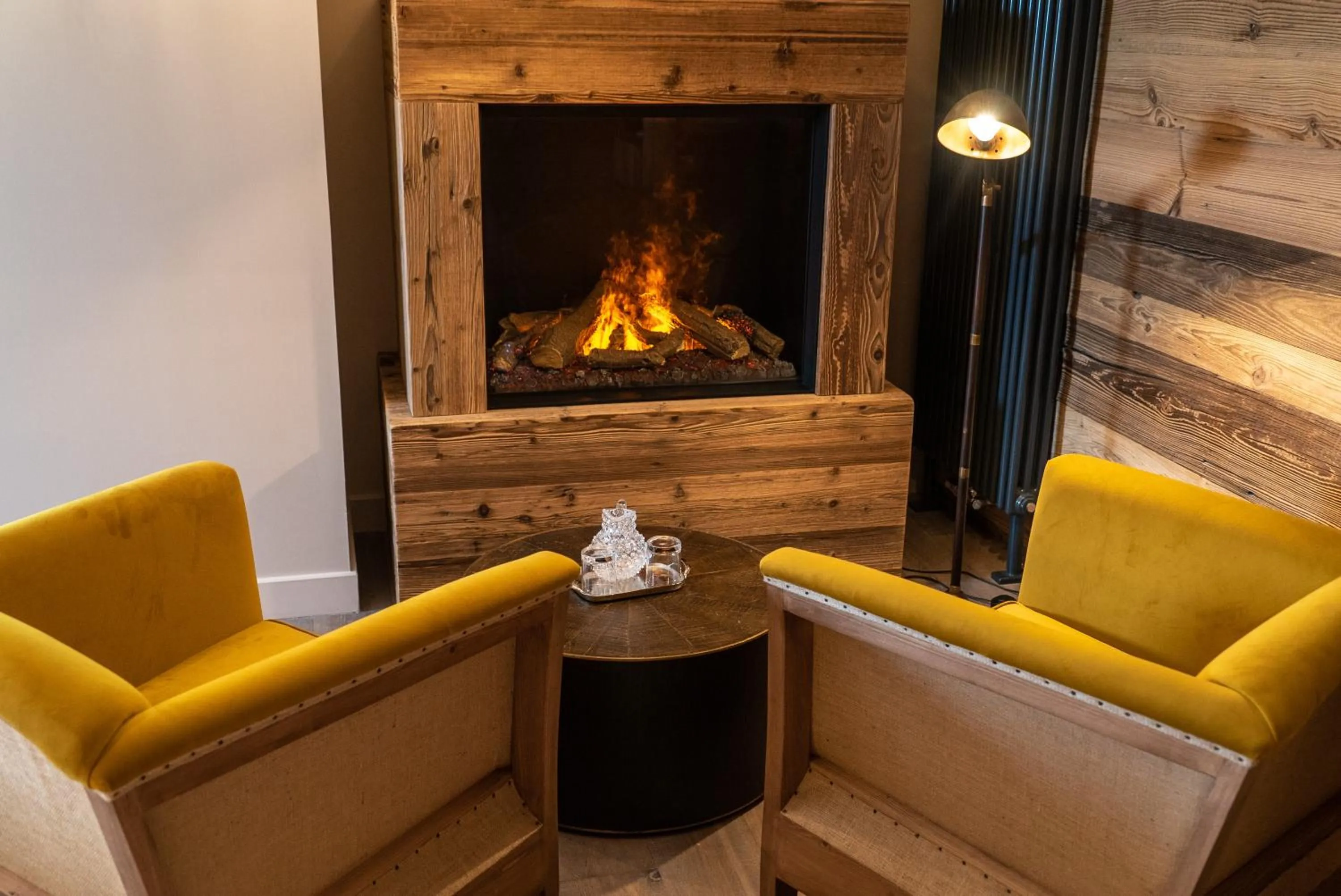 Living room in Hotel Le V de Vaujany