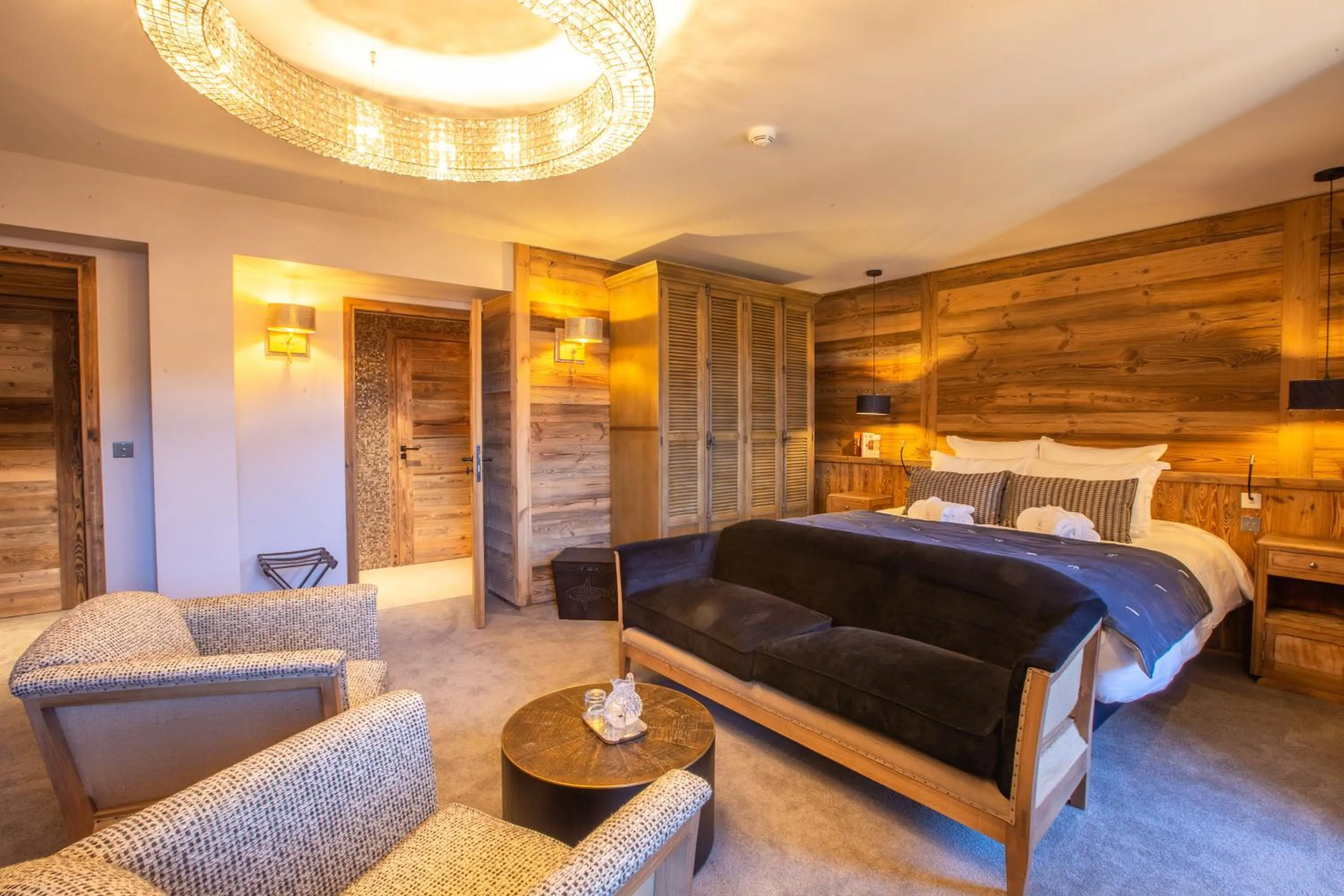 Bed in Hotel Le V de Vaujany