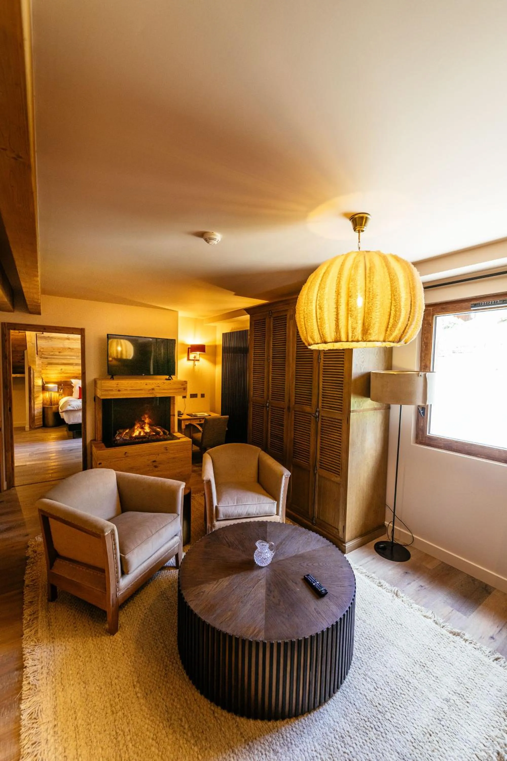 Living room in Hotel Le V de Vaujany