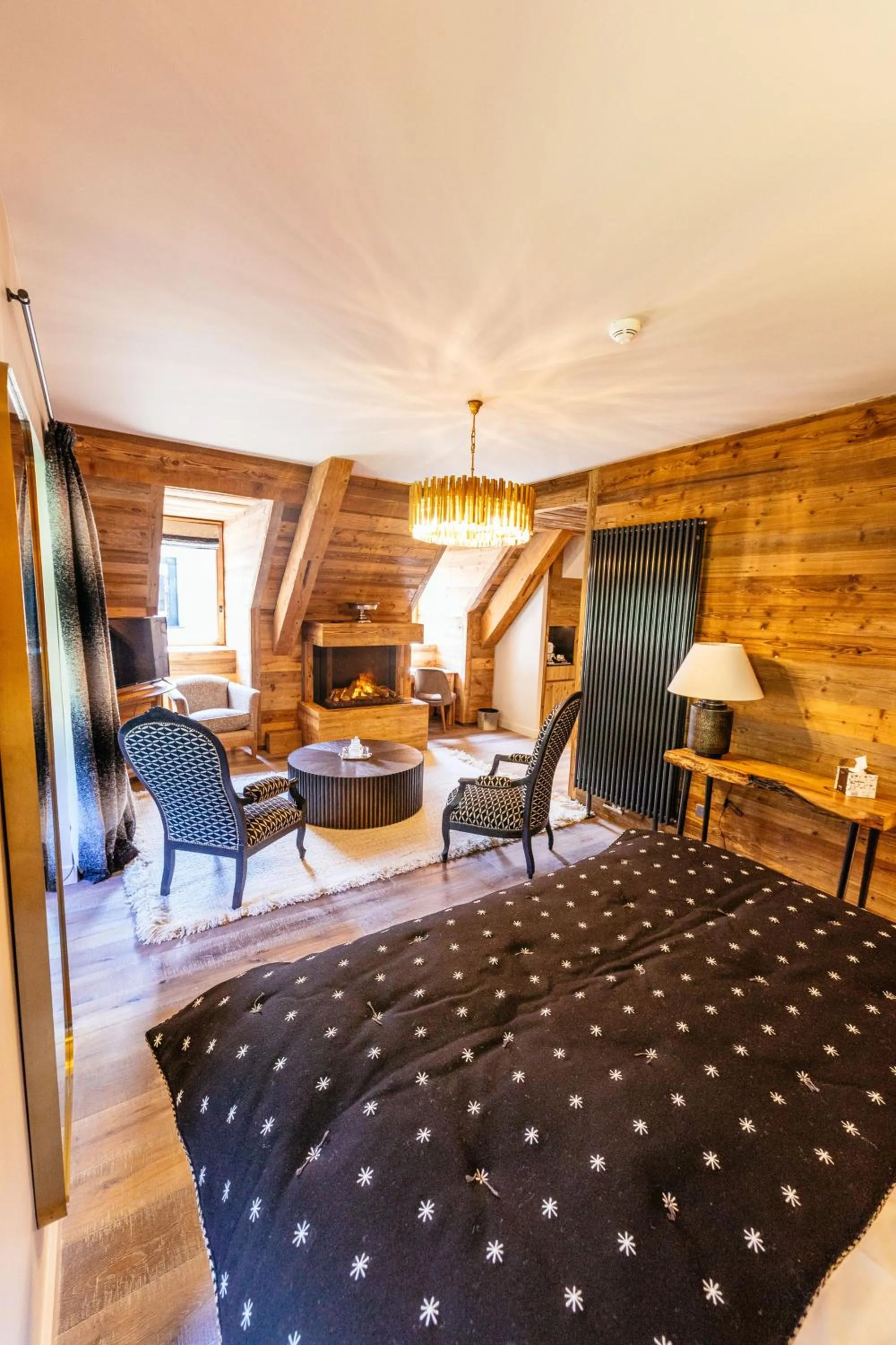 Bed in Hotel Le V de Vaujany