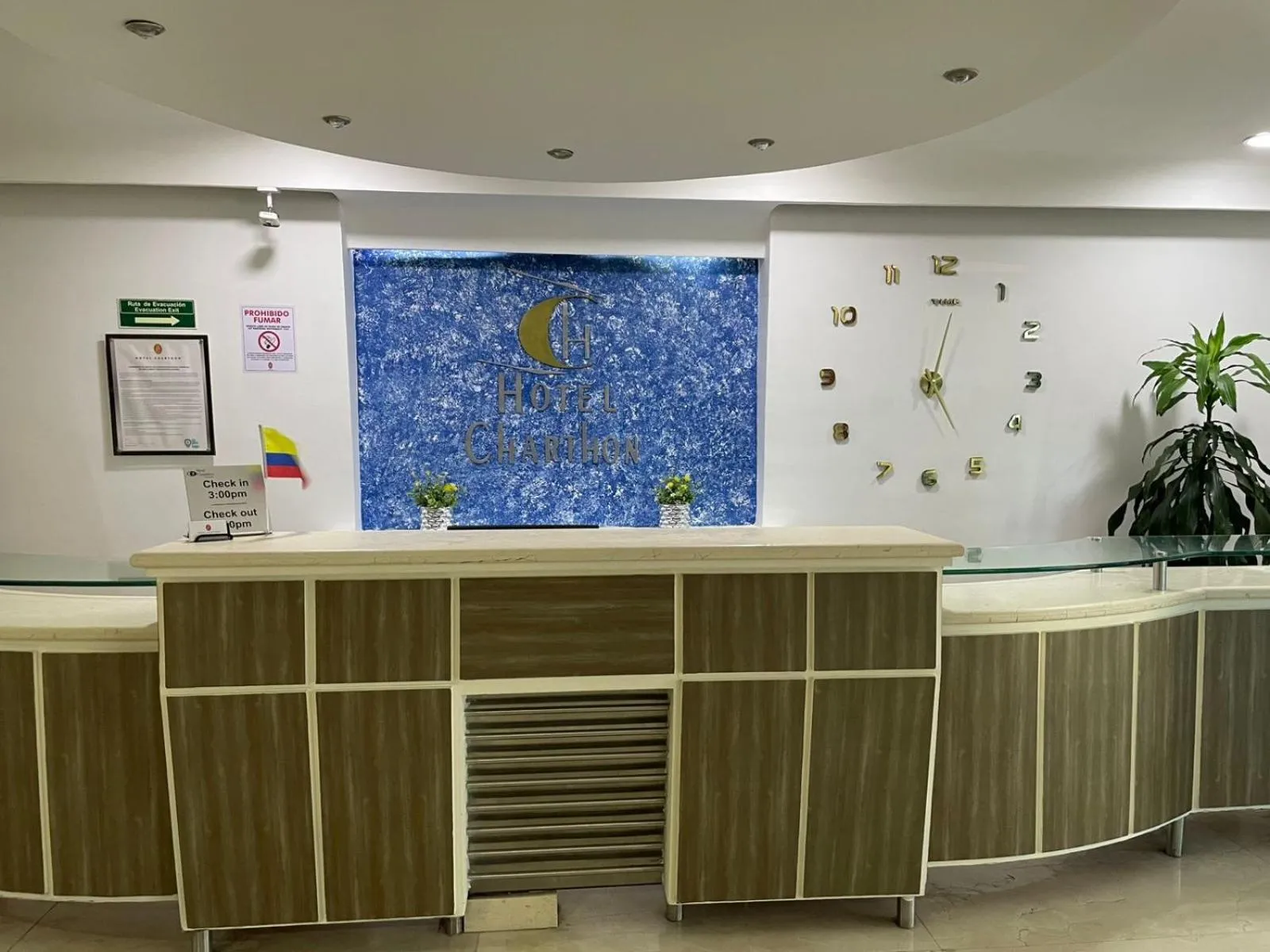 Lobby or reception in Hotel Charthon Barranquilla