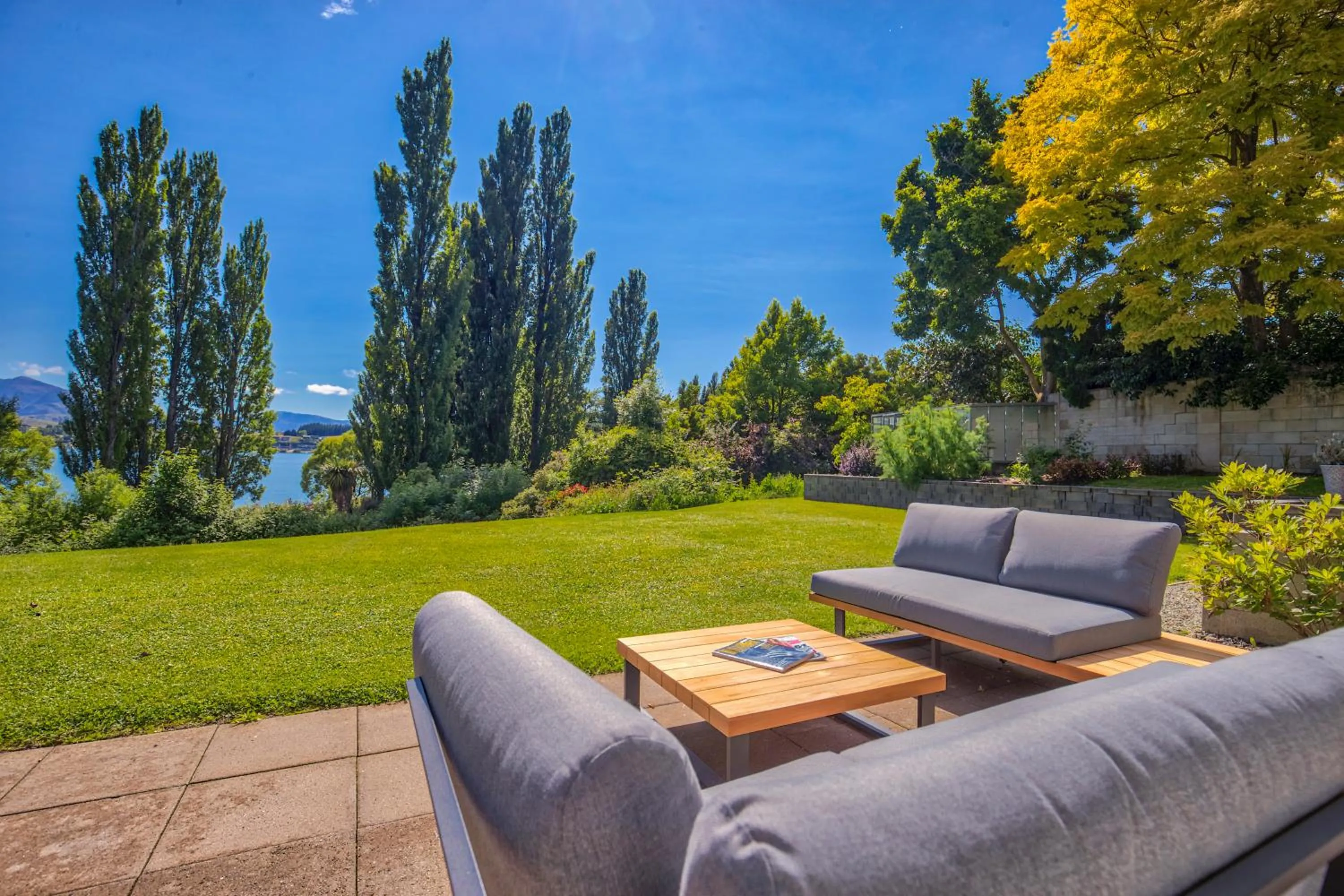 Patio in Waters Edge by Sotheby's Luxury Rental Homes