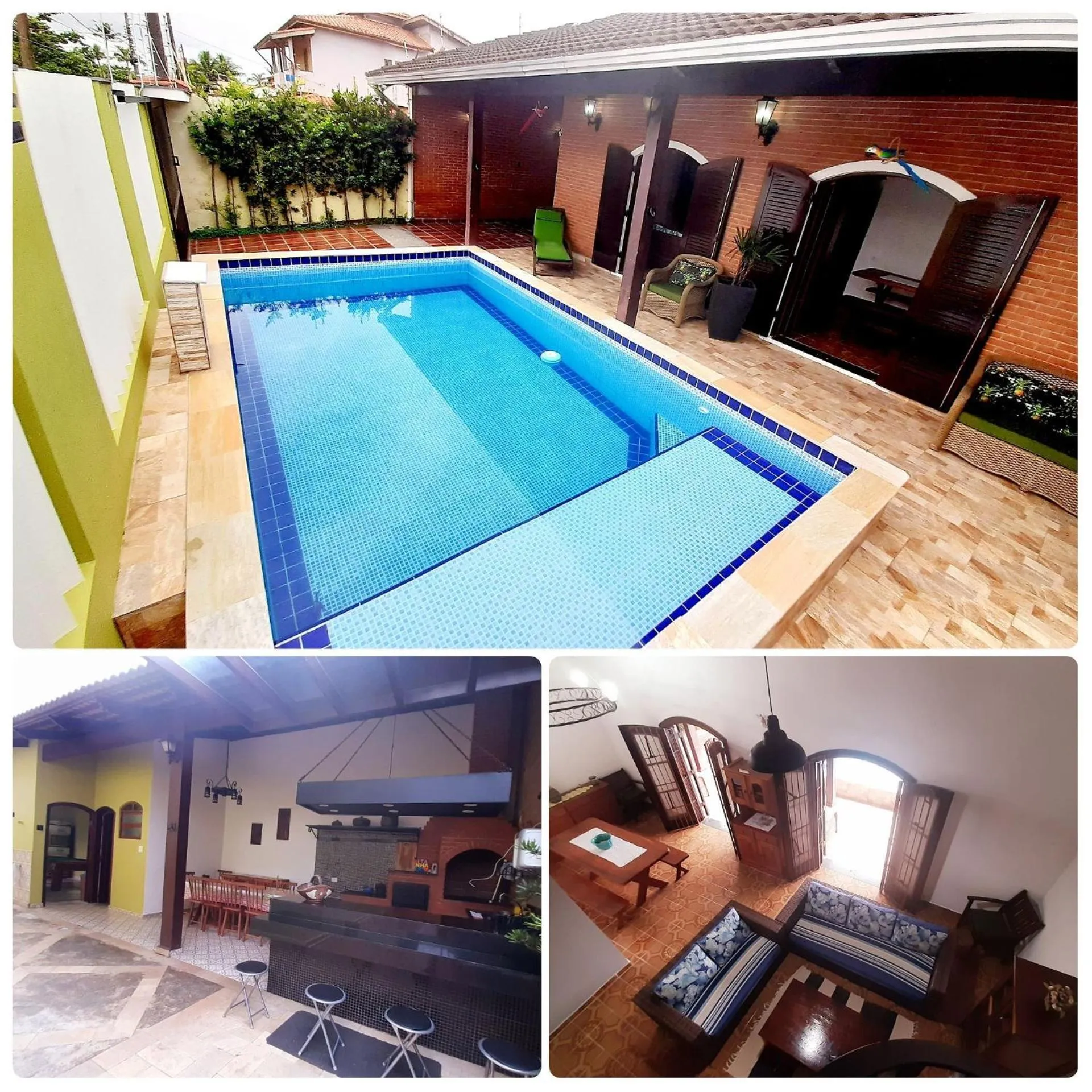 View (from property/room) in Elegante com lareira, Piscina, Área Gourmet, Bilhar, Wi-Fi, SmartTV