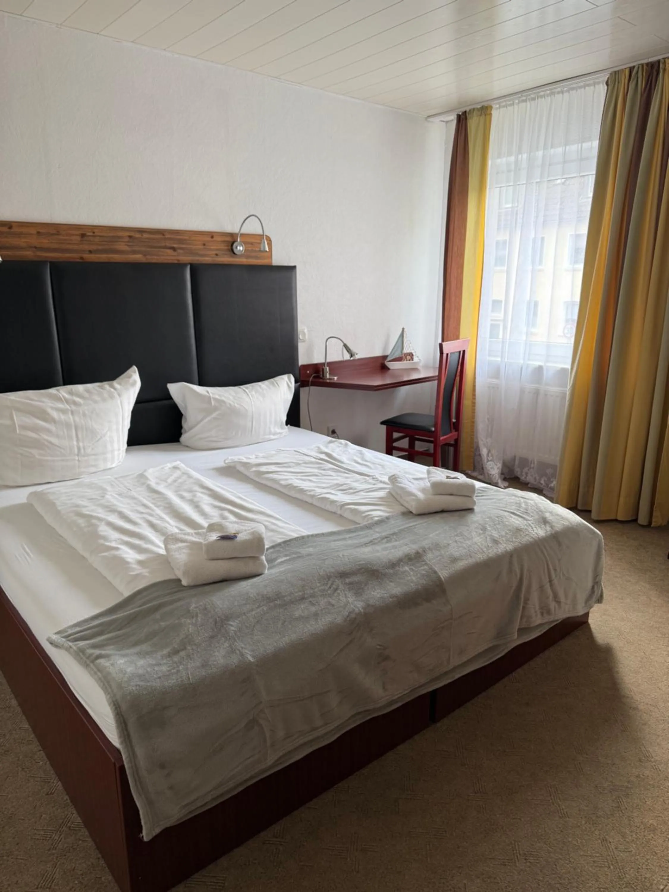 Bed in Hotel Schäfer