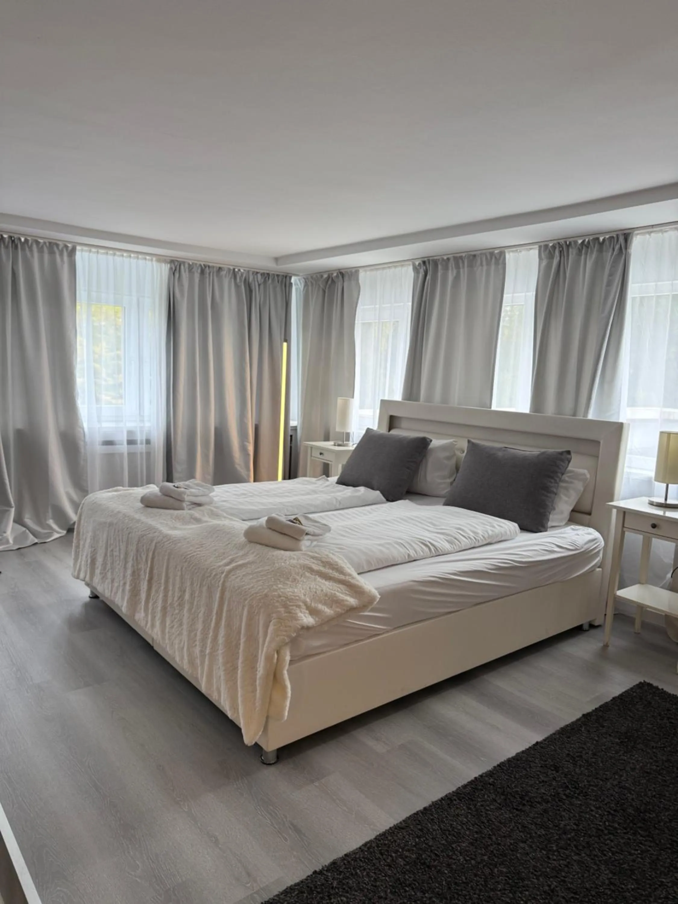 Bed in Hotel Schäfer