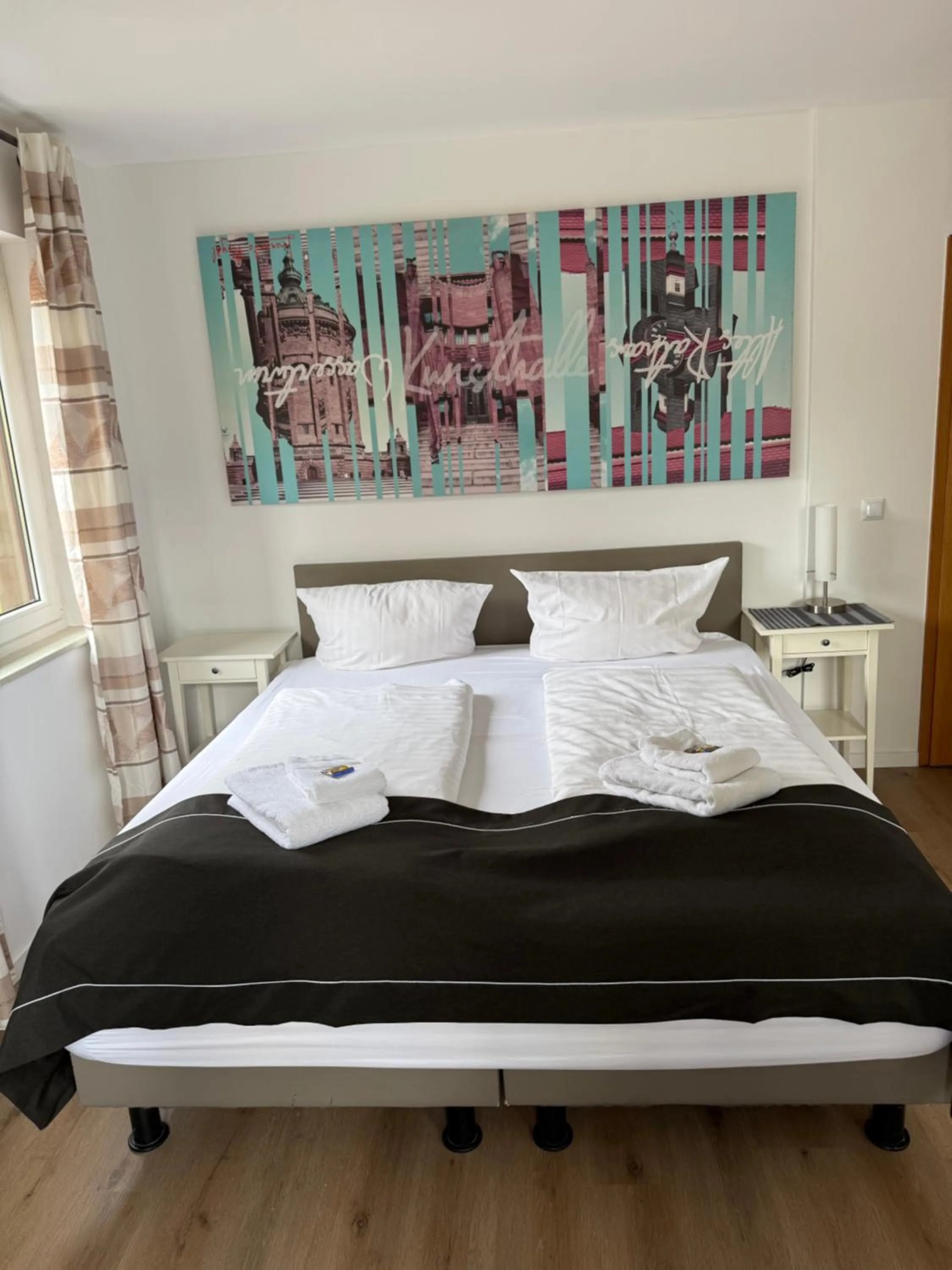 Bed in Hotel Schäfer