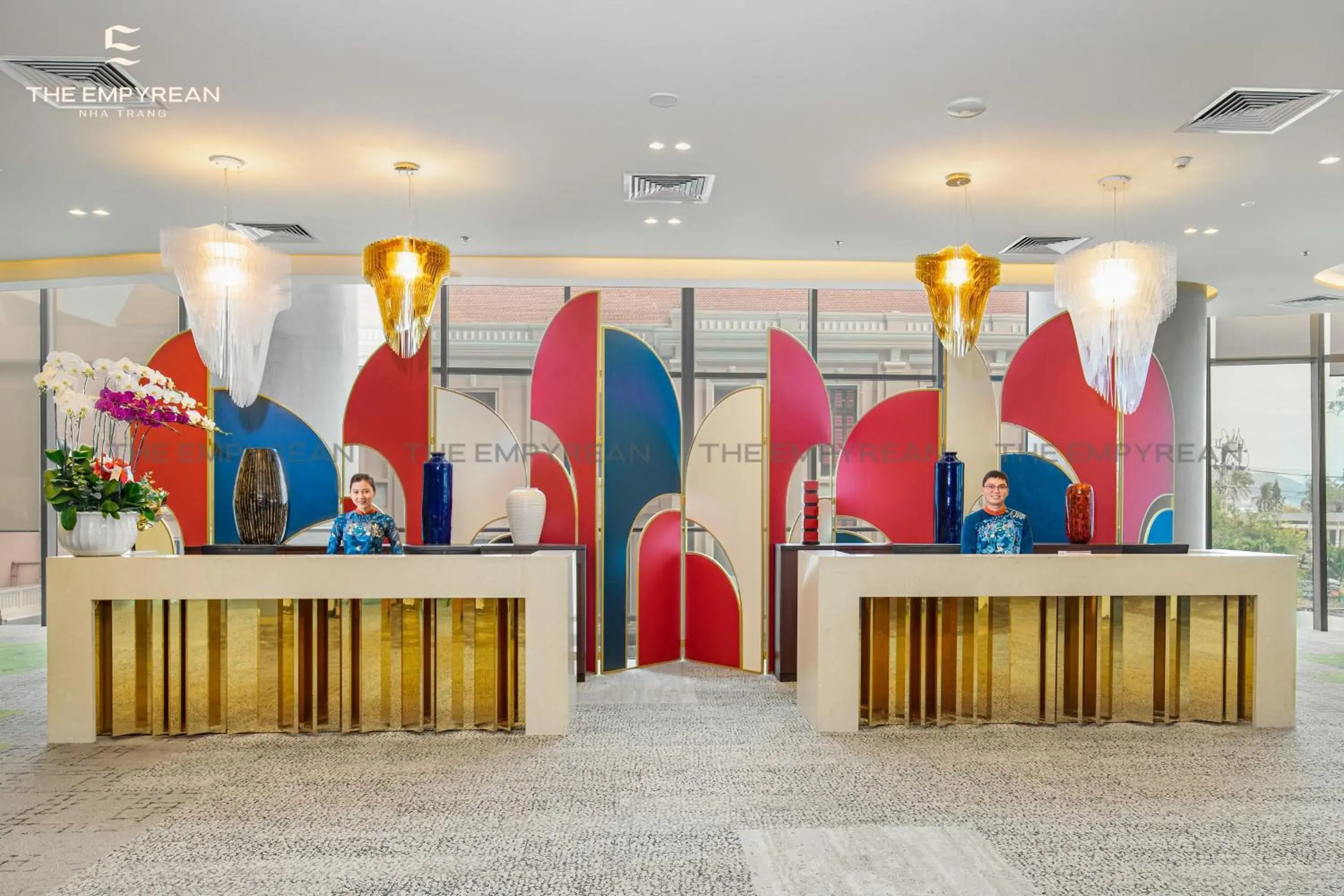 Lobby or reception in The Empyrean Nha Trang Lobby or reception in The Empyrean Nha Trang