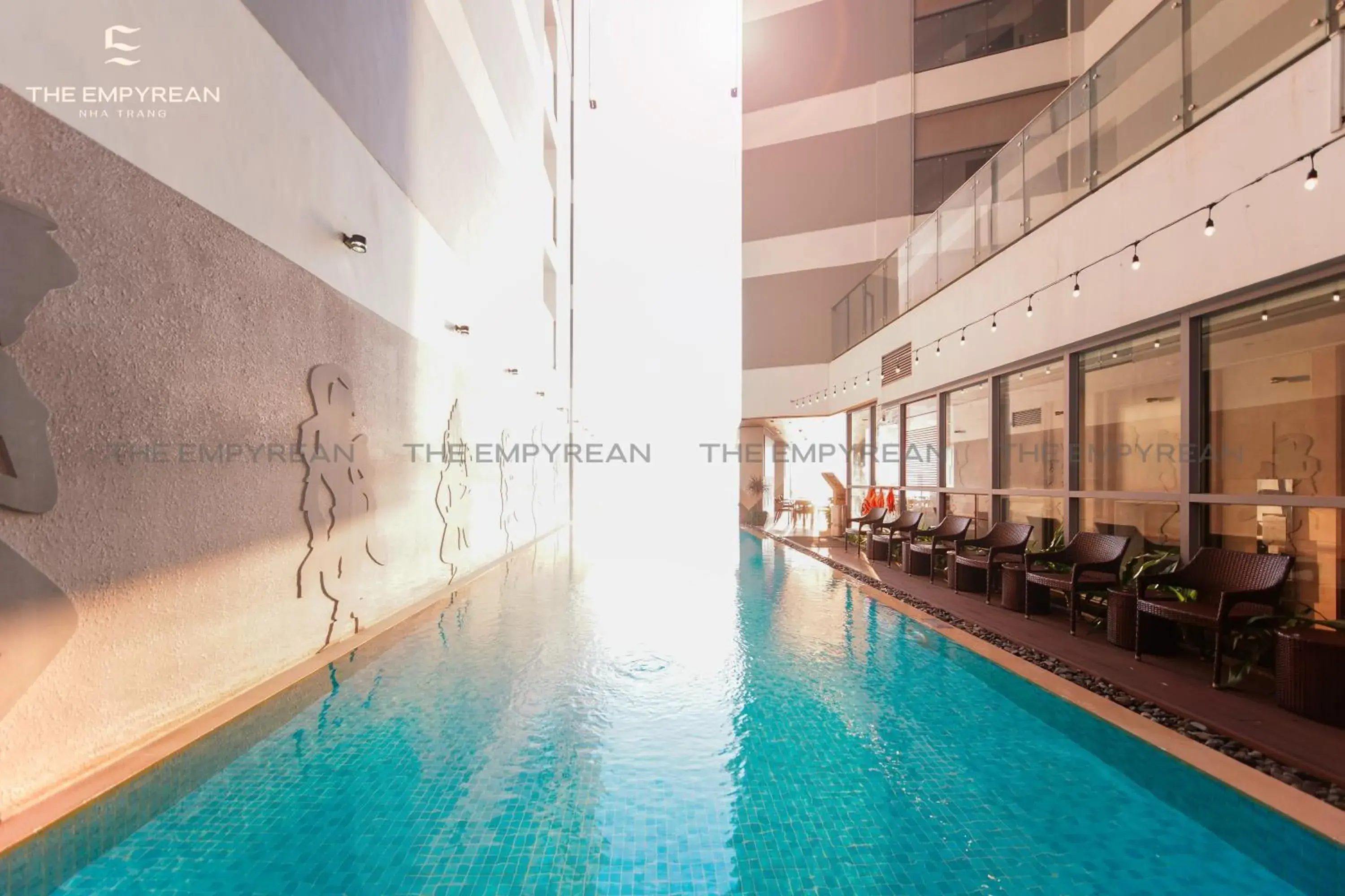 Swimming pool in The Empyrean Nha Trang Swimming pool in The Empyrean Nha Trang