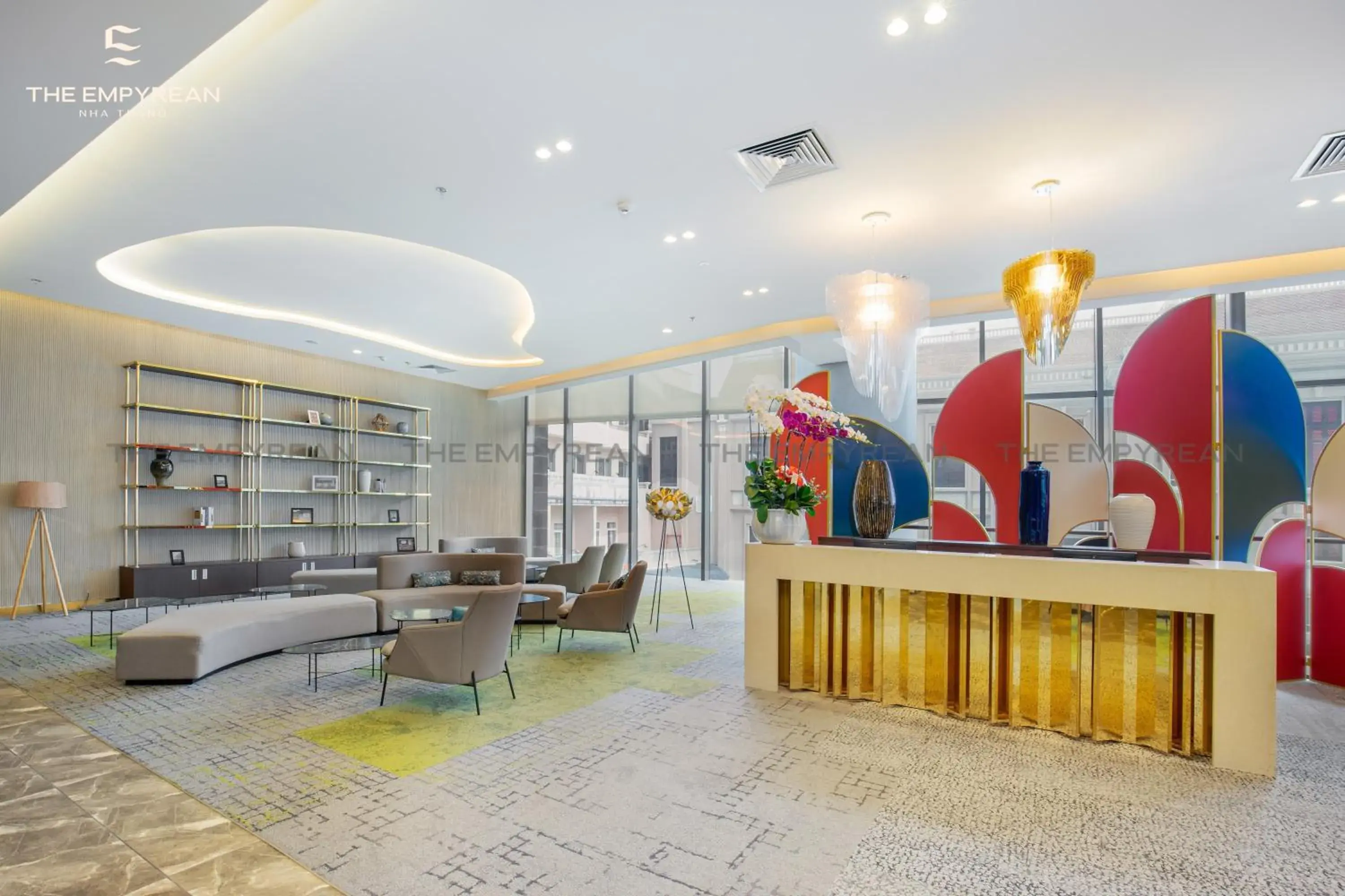 Lobby or reception in The Empyrean Nha Trang Lobby or reception in The Empyrean Nha Trang
