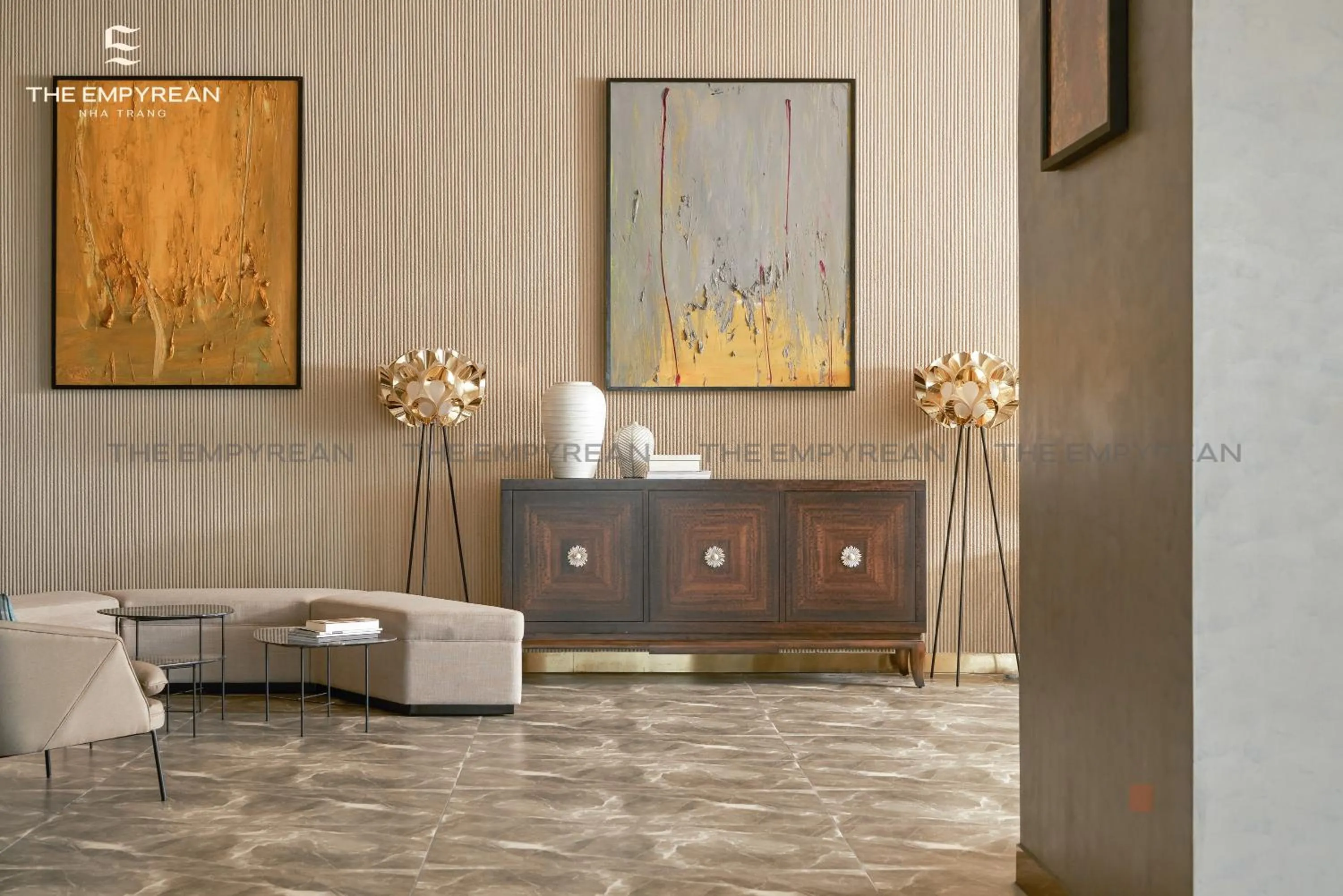 Lobby or reception in The Empyrean Nha Trang