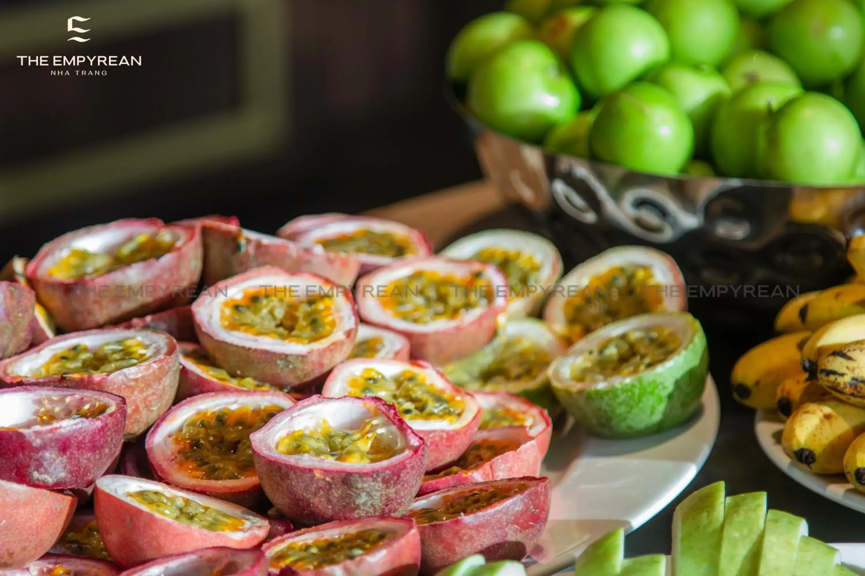 Buffet breakfast in The Empyrean Nha Trang Buffet breakfast in The Empyrean Nha Trang