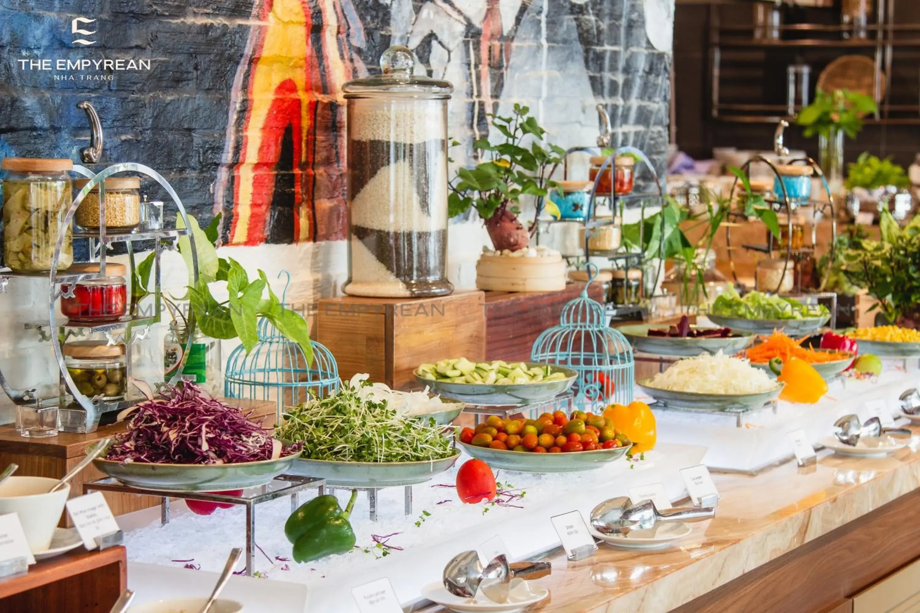 Buffet breakfast in The Empyrean Nha Trang Buffet breakfast in The Empyrean Nha Trang