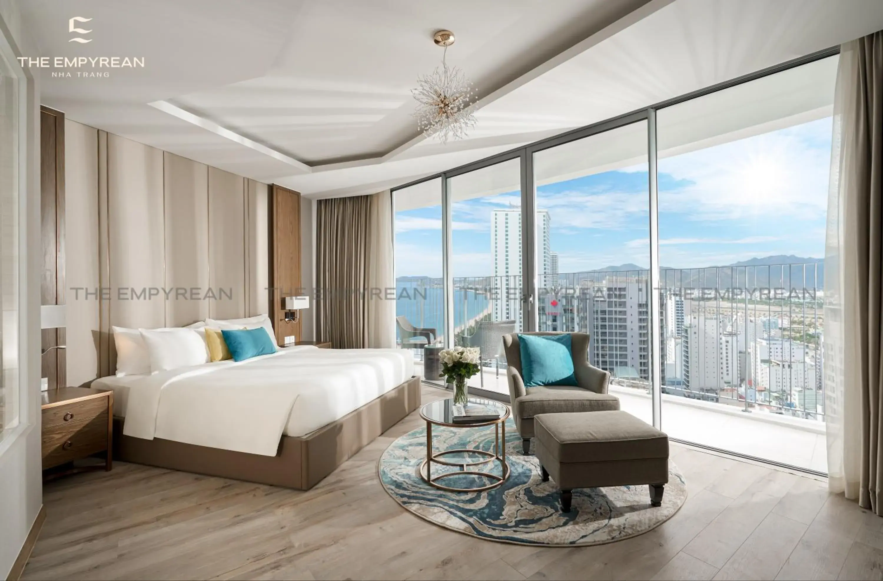 View (from property/room), Bed in The Empyrean Nha Trang View (from property/room), Bed in The Empyrean Nha Trang