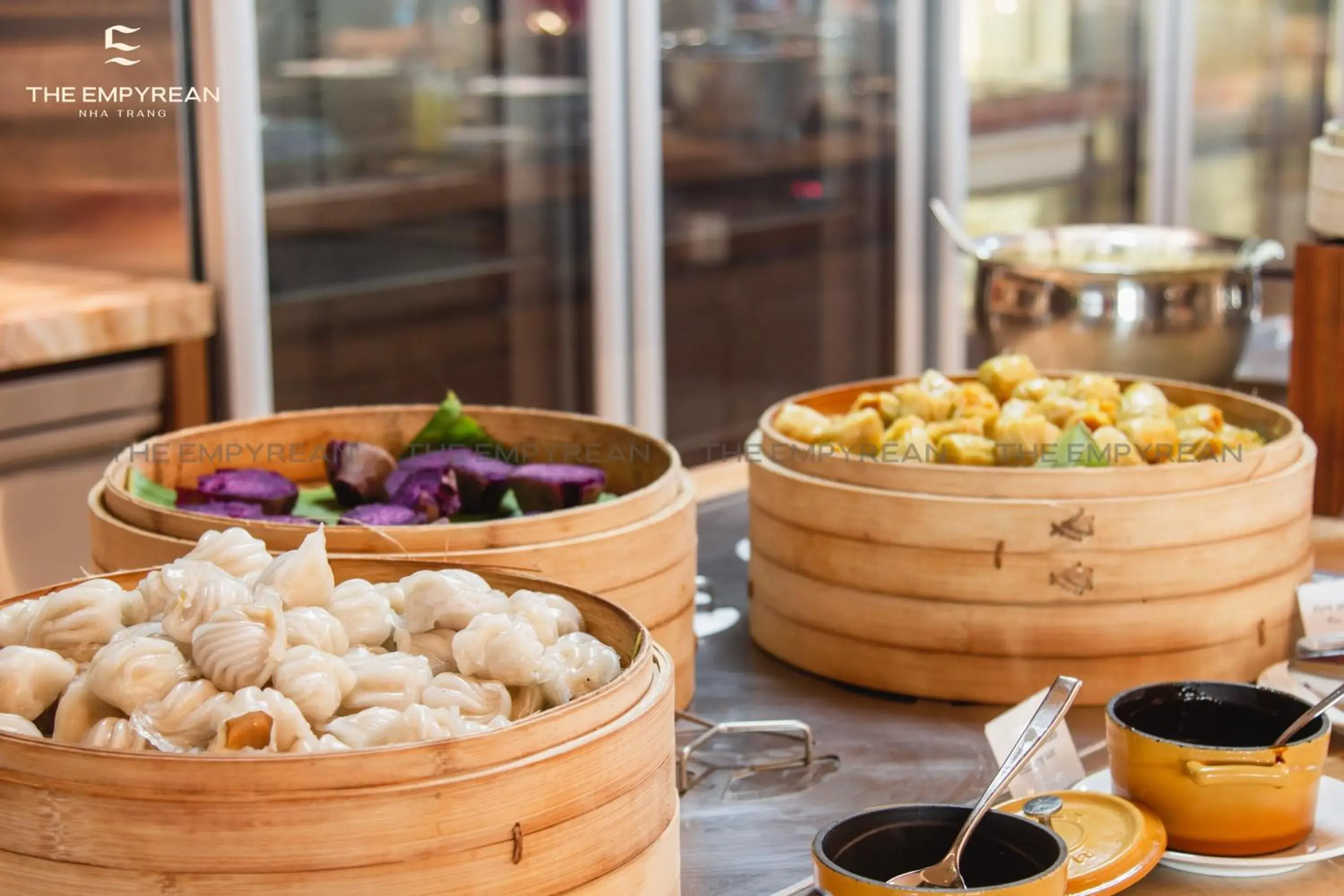 Buffet breakfast in The Empyrean Nha Trang Buffet breakfast in The Empyrean Nha Trang