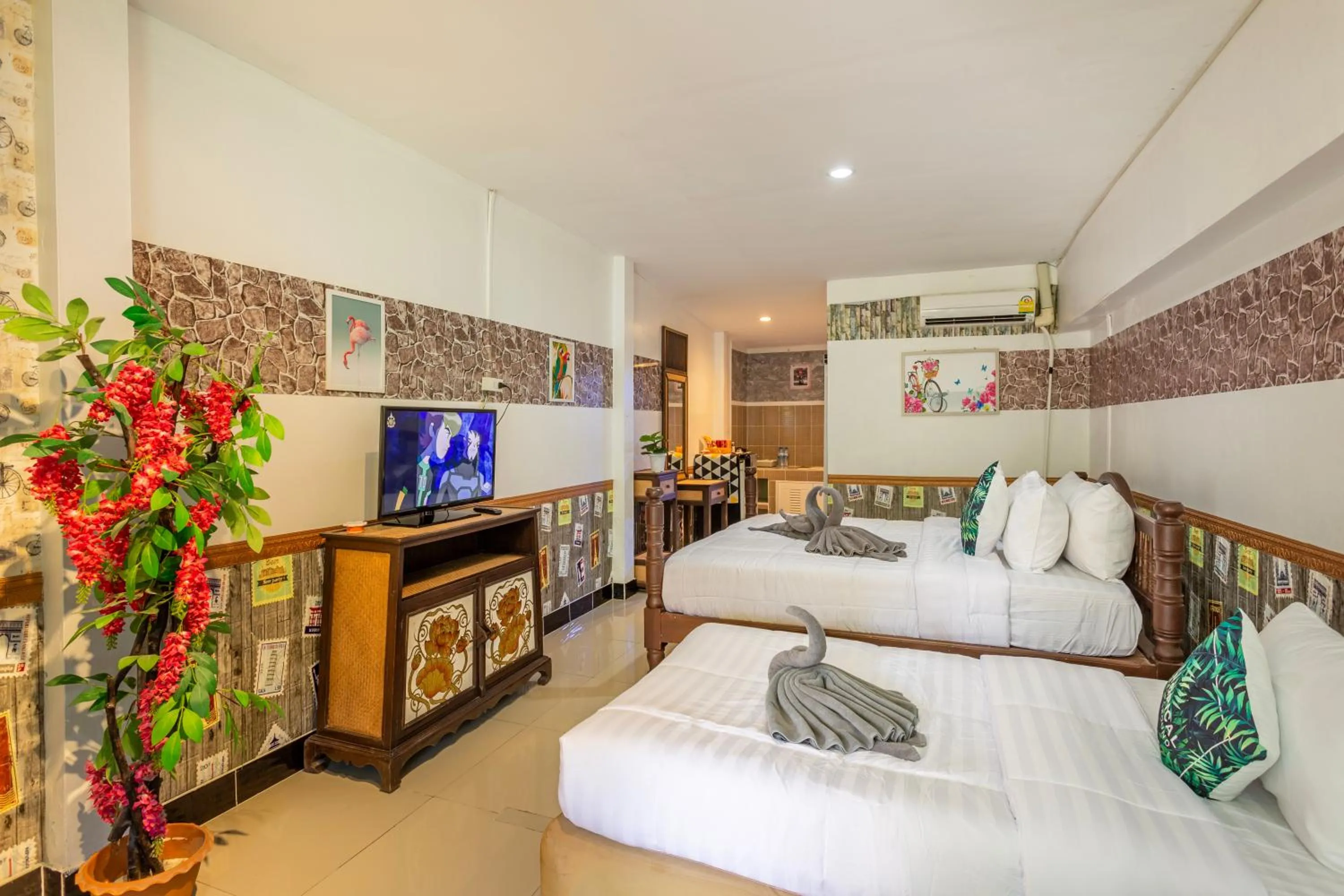 Bed in The Train Resort