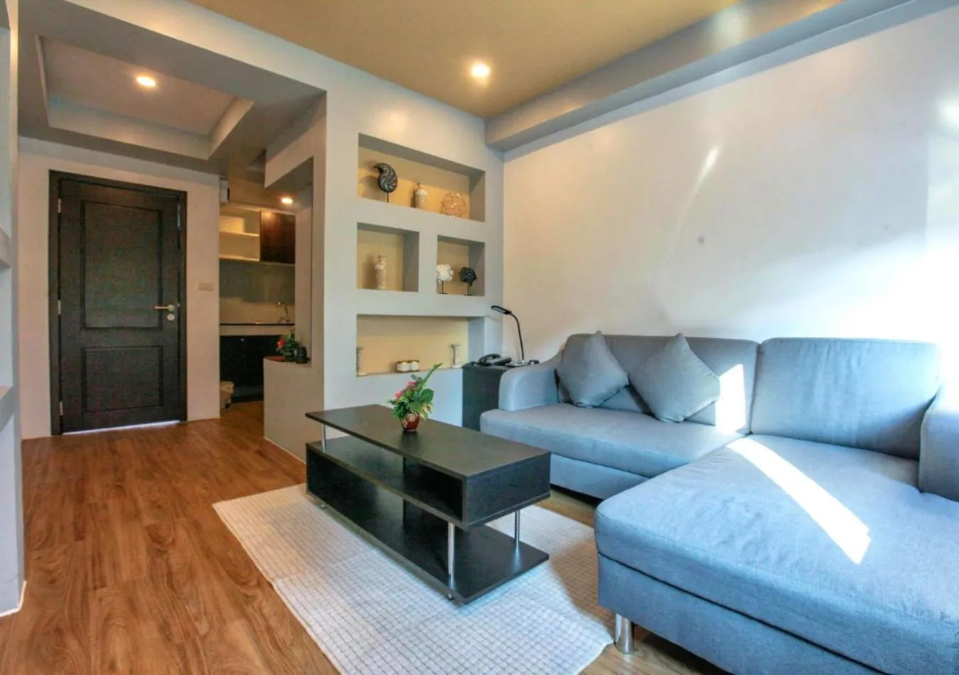 Seating area in The Train Resort