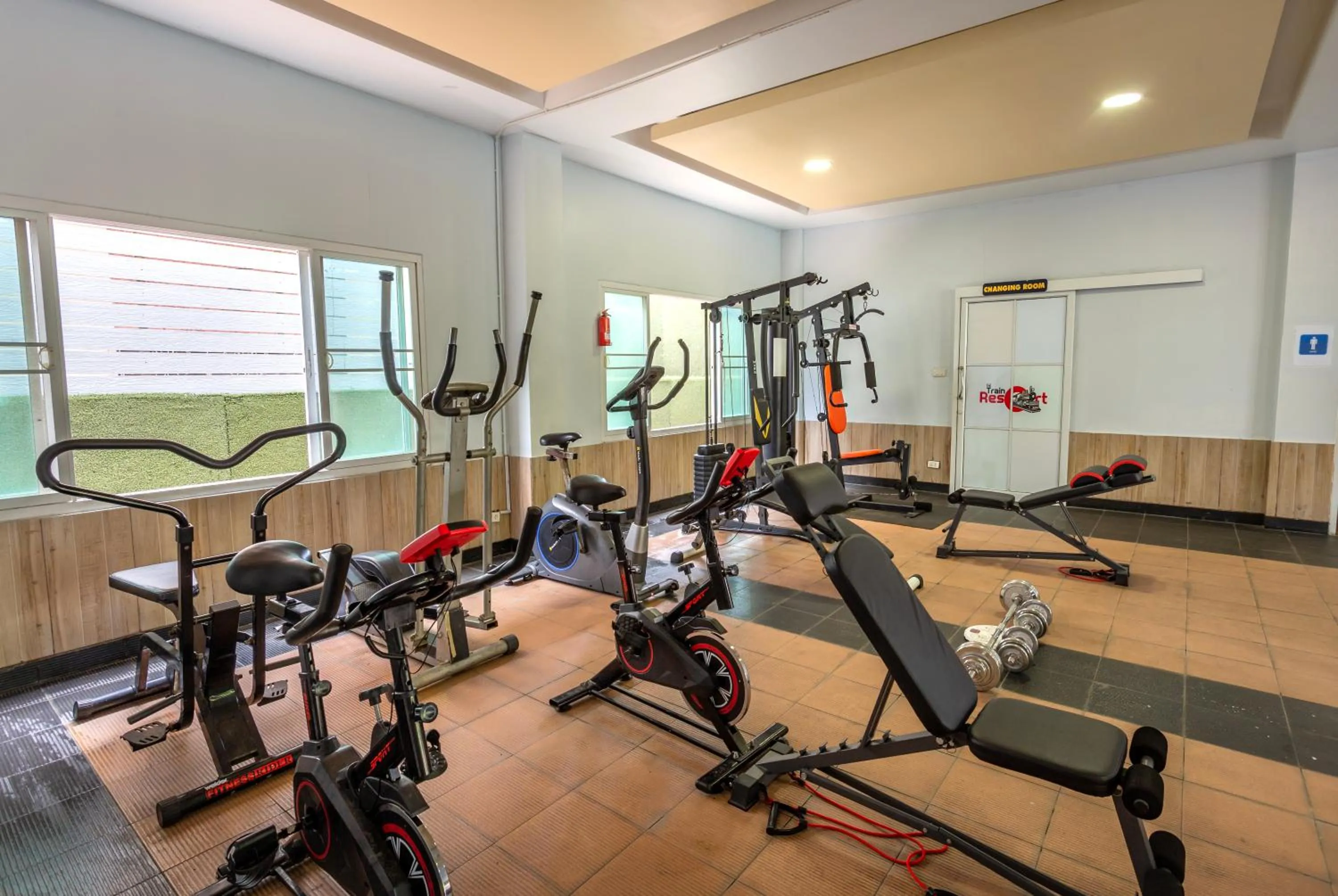 Fitness centre/facilities in The Train Resort
