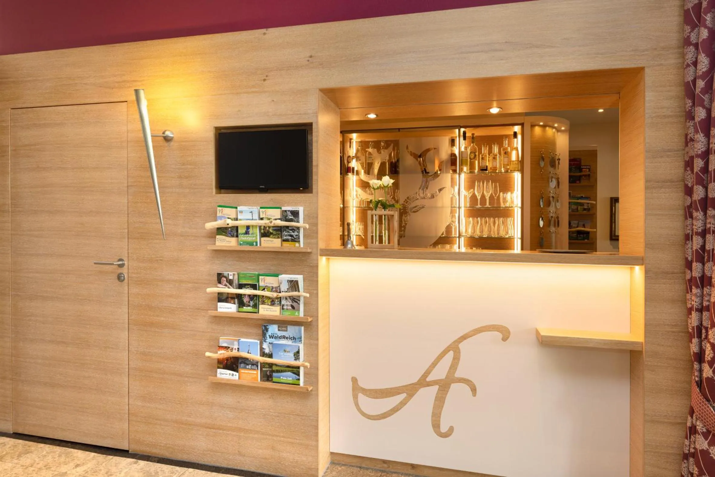 Lobby or reception in Hotel im Auerbachtal