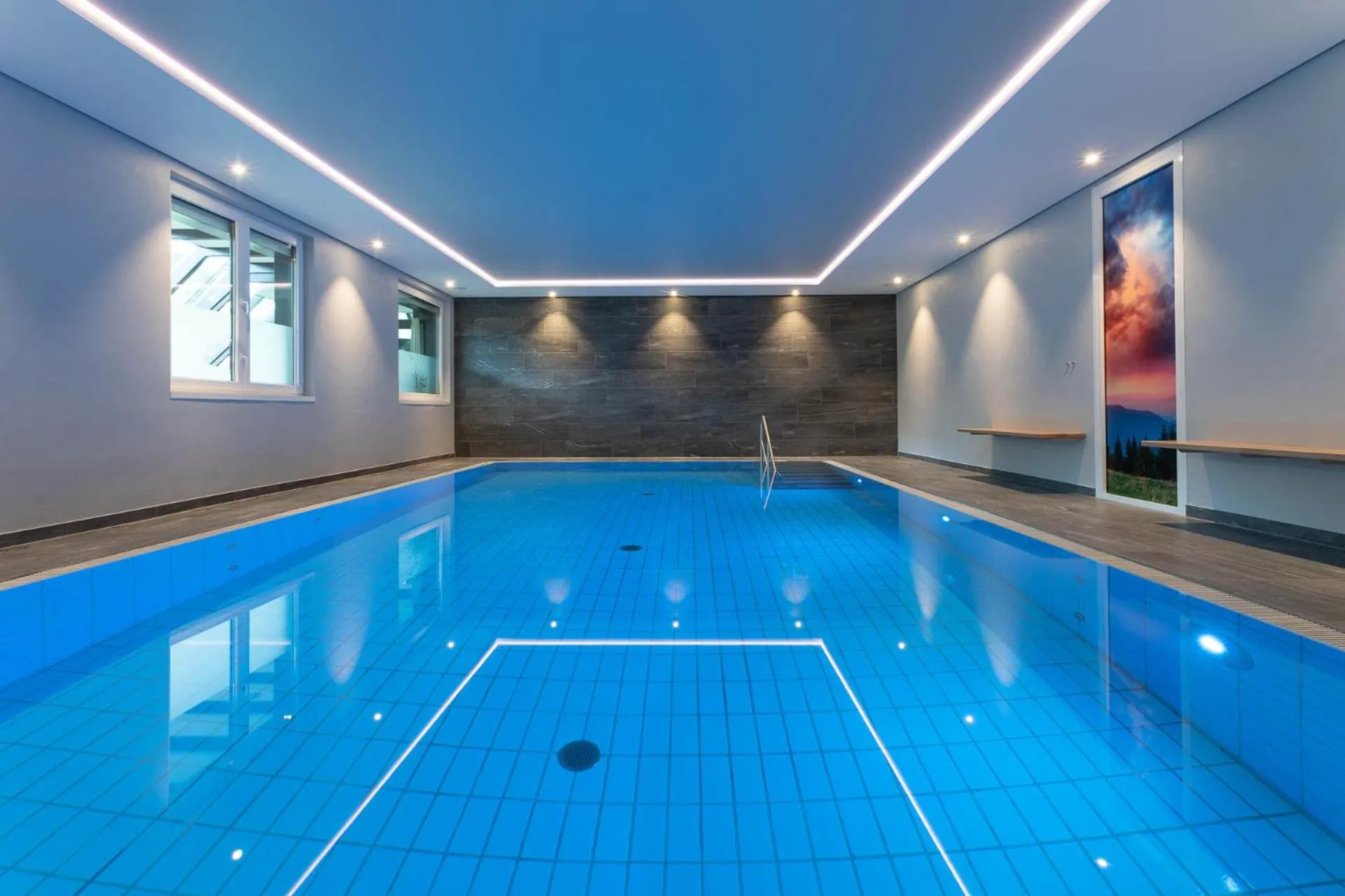 Swimming pool in Hotel im Auerbachtal