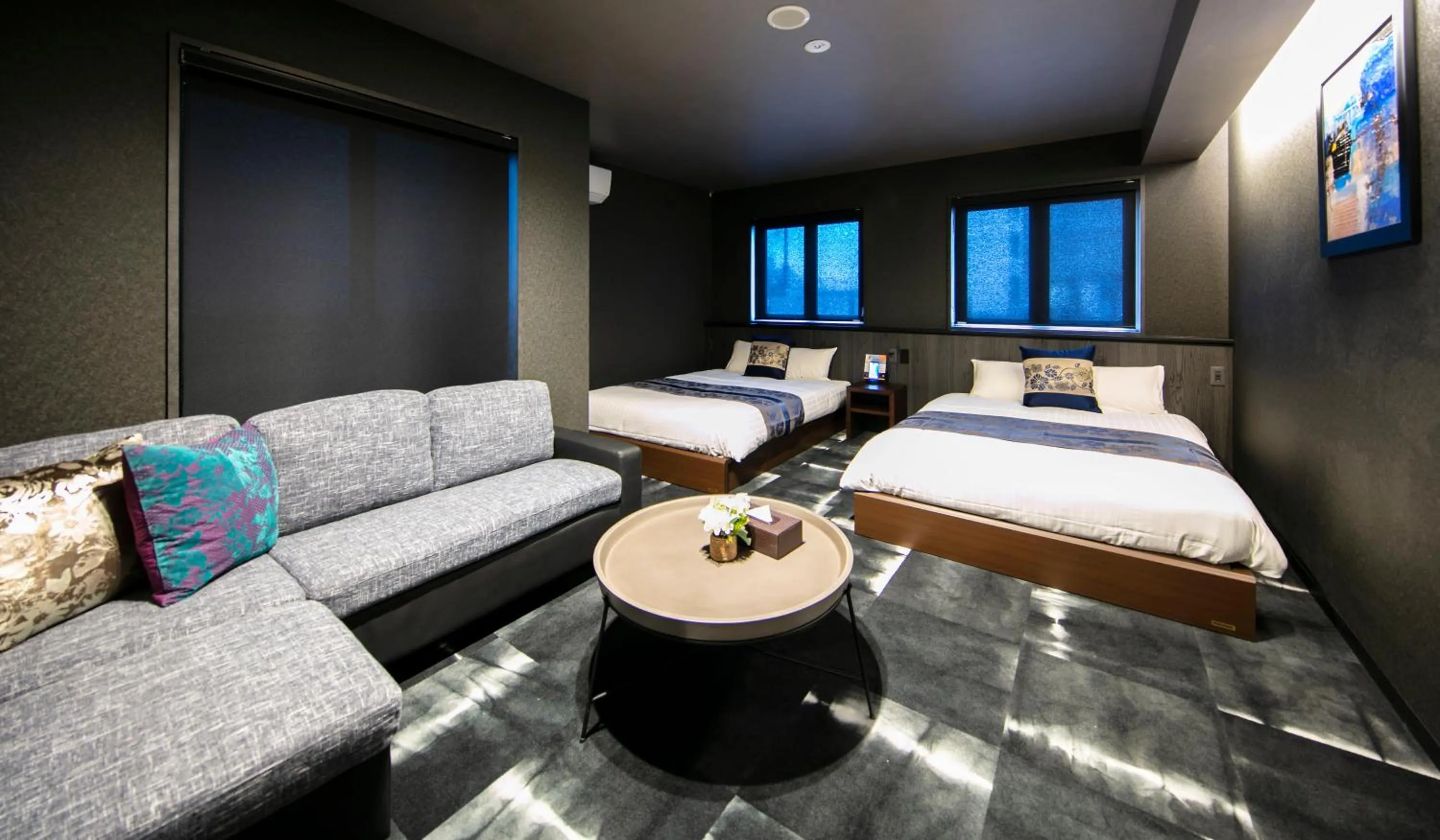Photo of the whole room, Bed in GRAND BASE Takamatsu