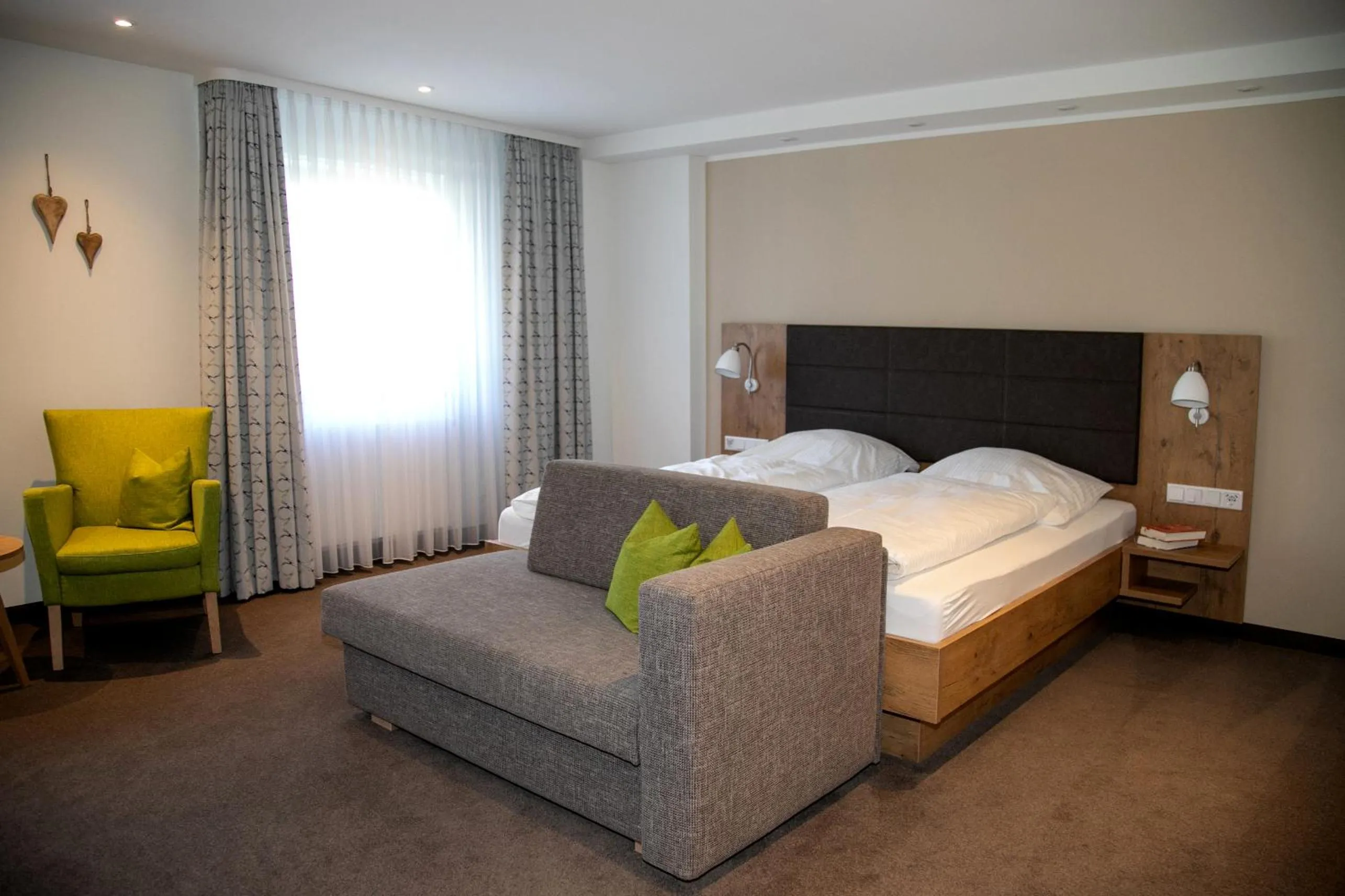 Bed in Landhotel Halbfas-Alterauge