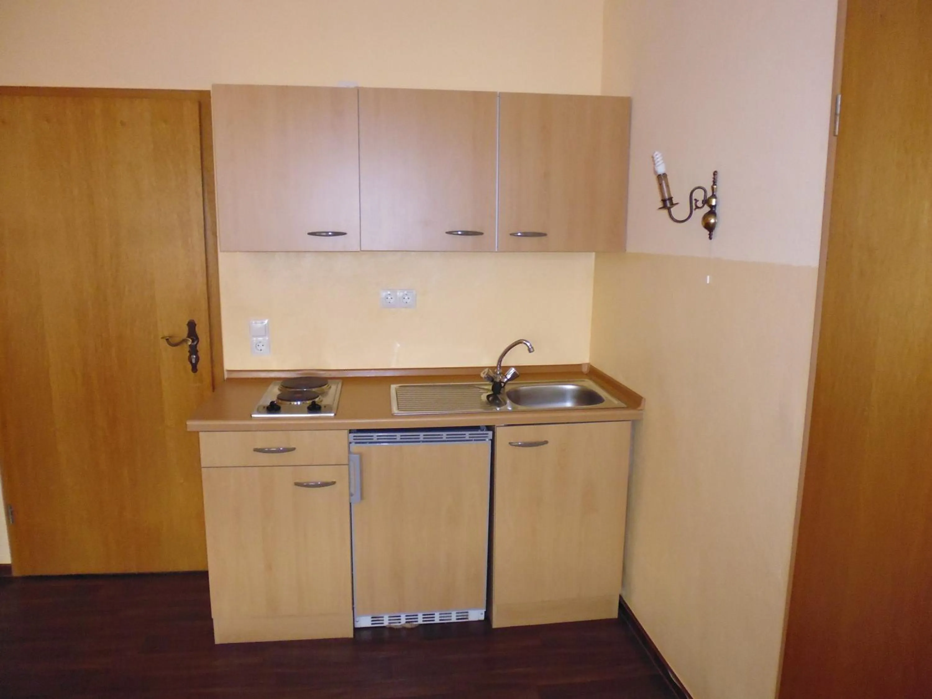 Kitchen or kitchenette in Hotel Nassauer Hof