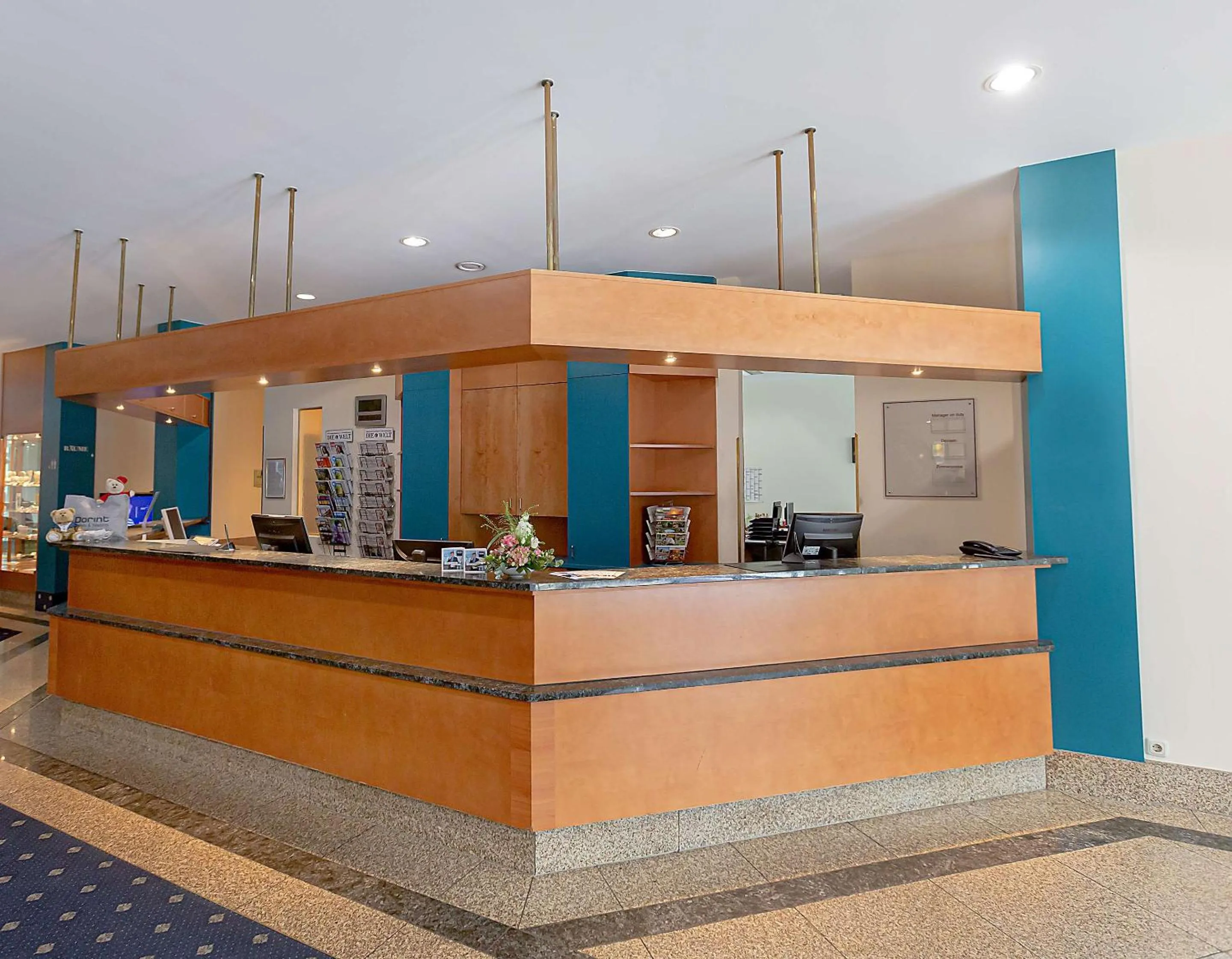 Lobby or reception in Dorint Hotel Leipzig