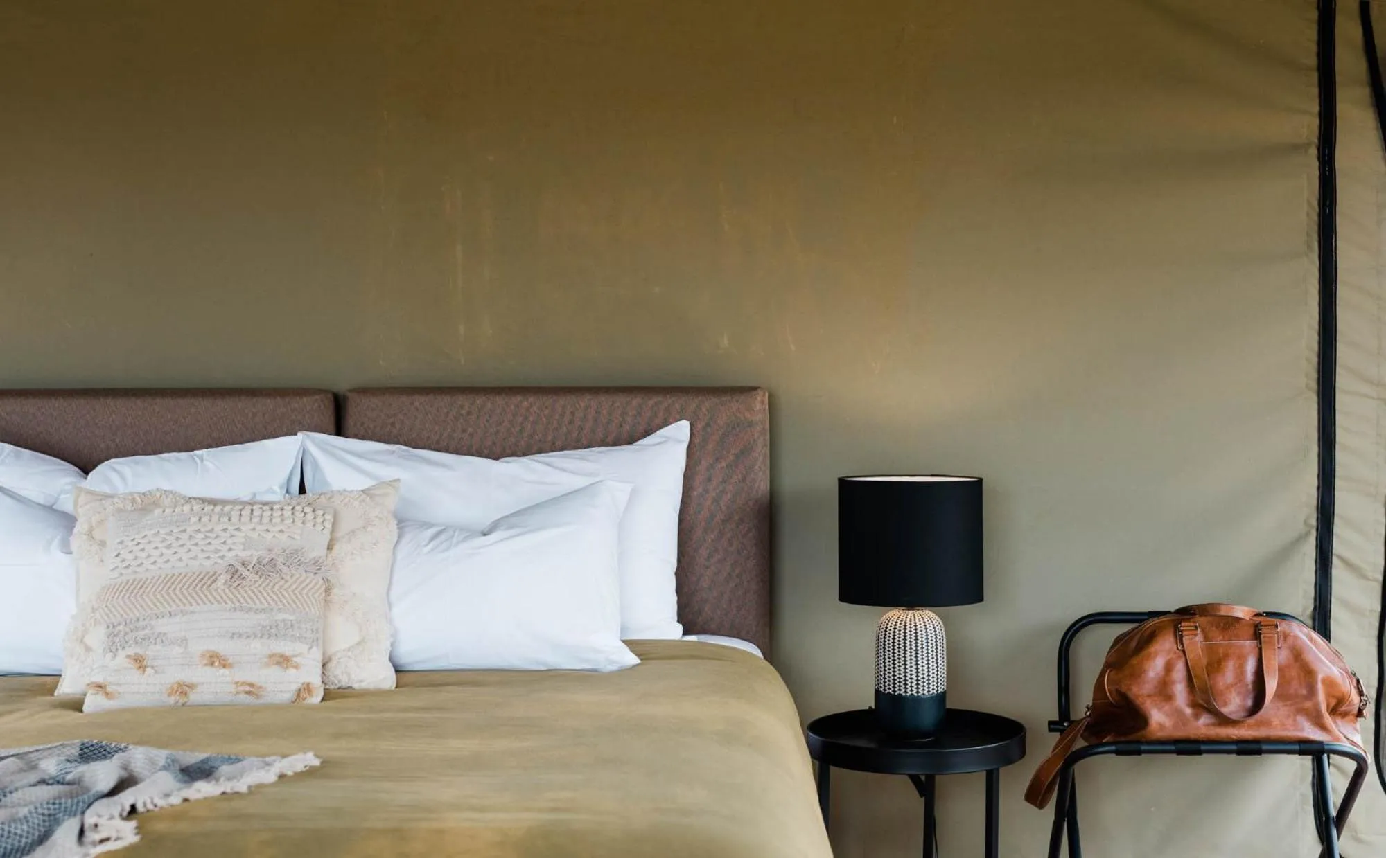 Bed in Mitchell Grass Retreat