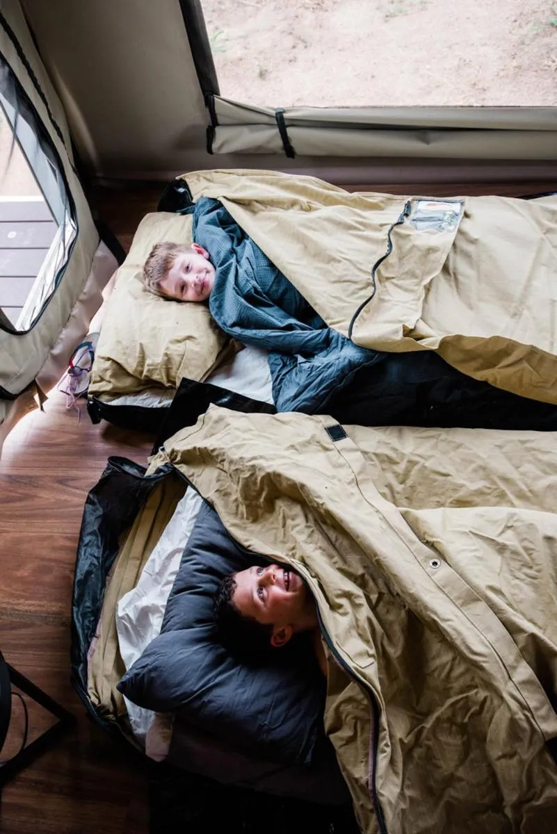 Bed in Mitchell Grass Retreat