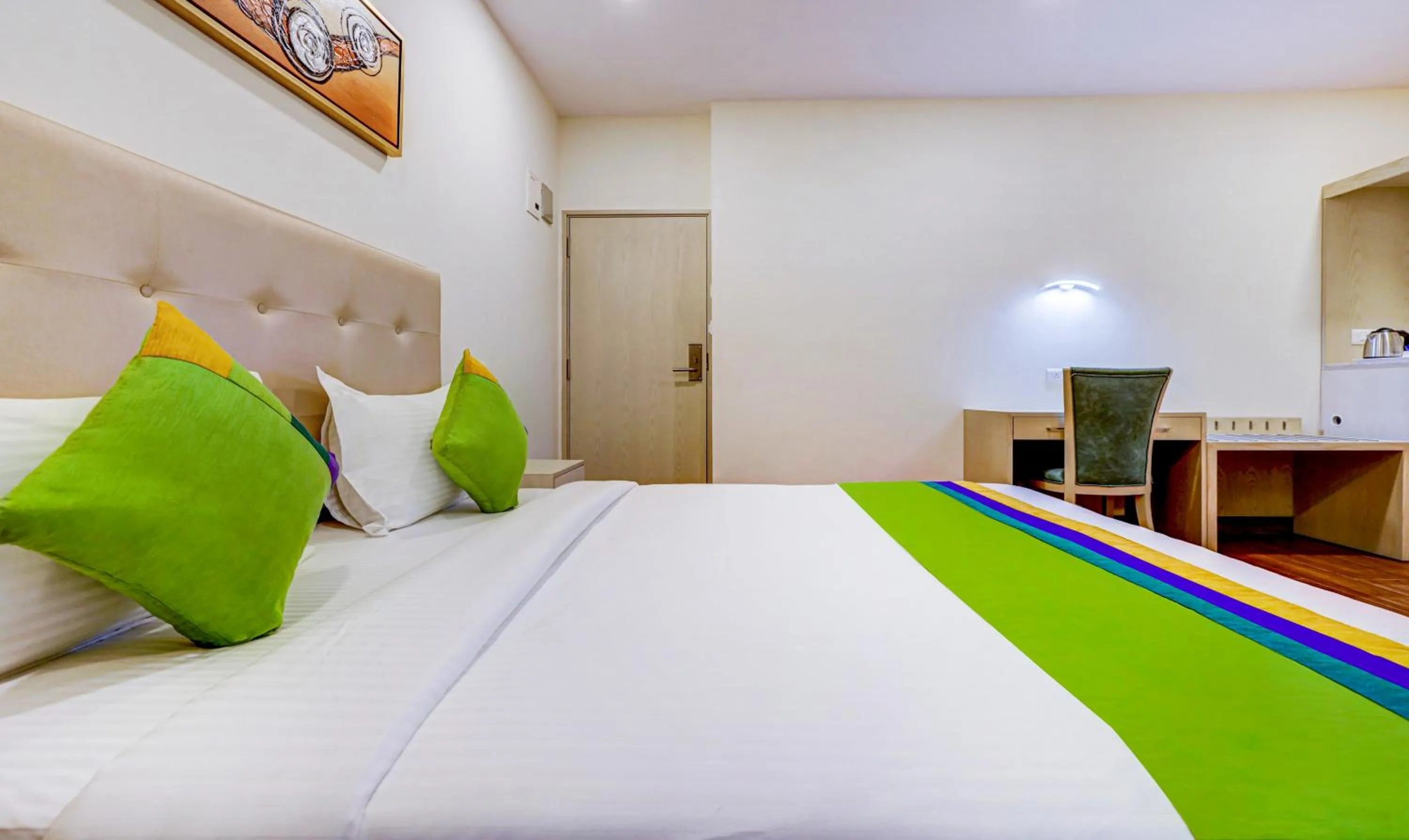 Bedroom, Bed in Treebo Galaxy Suites Mathikere