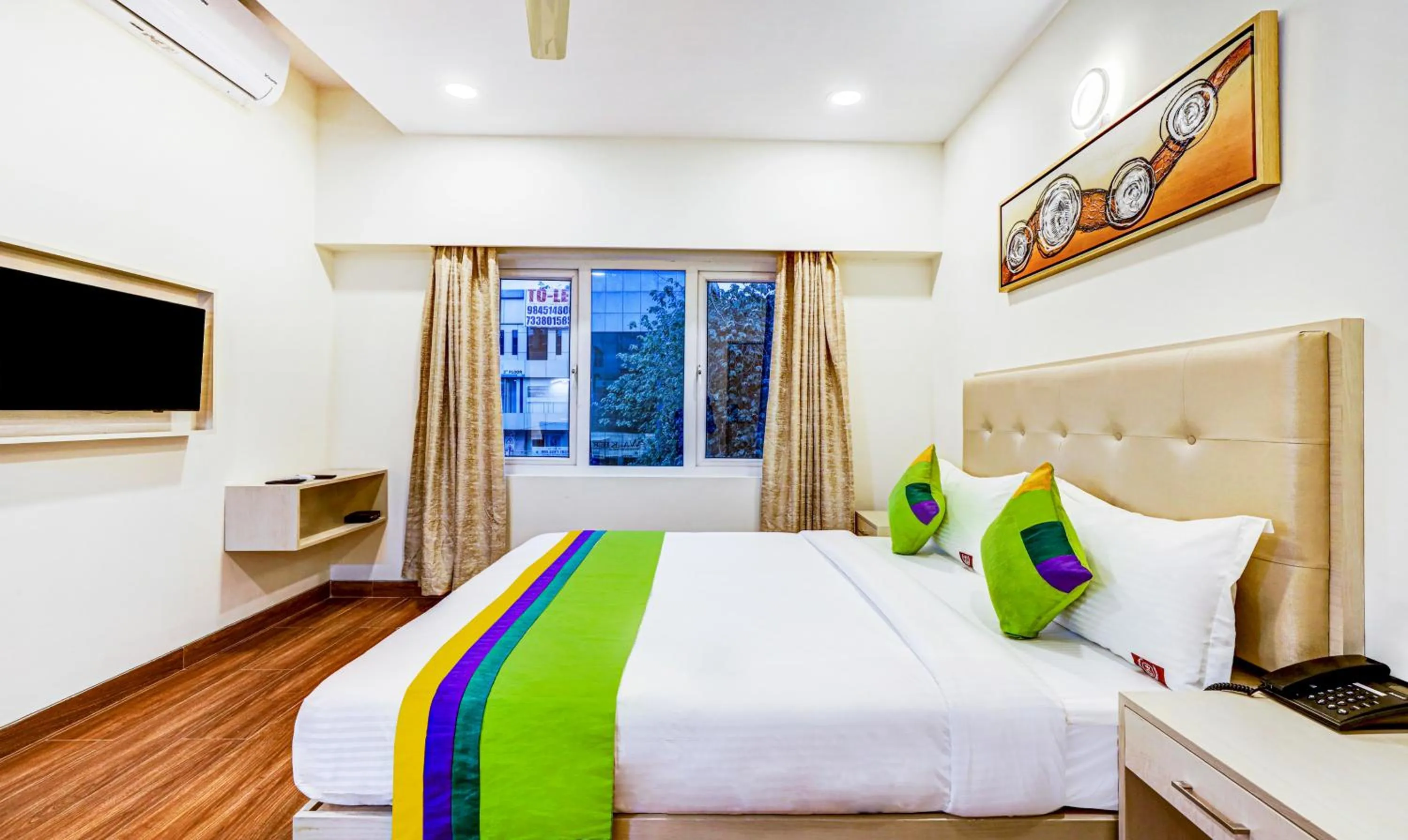 Bedroom, Bed in Treebo Galaxy Suites Mathikere