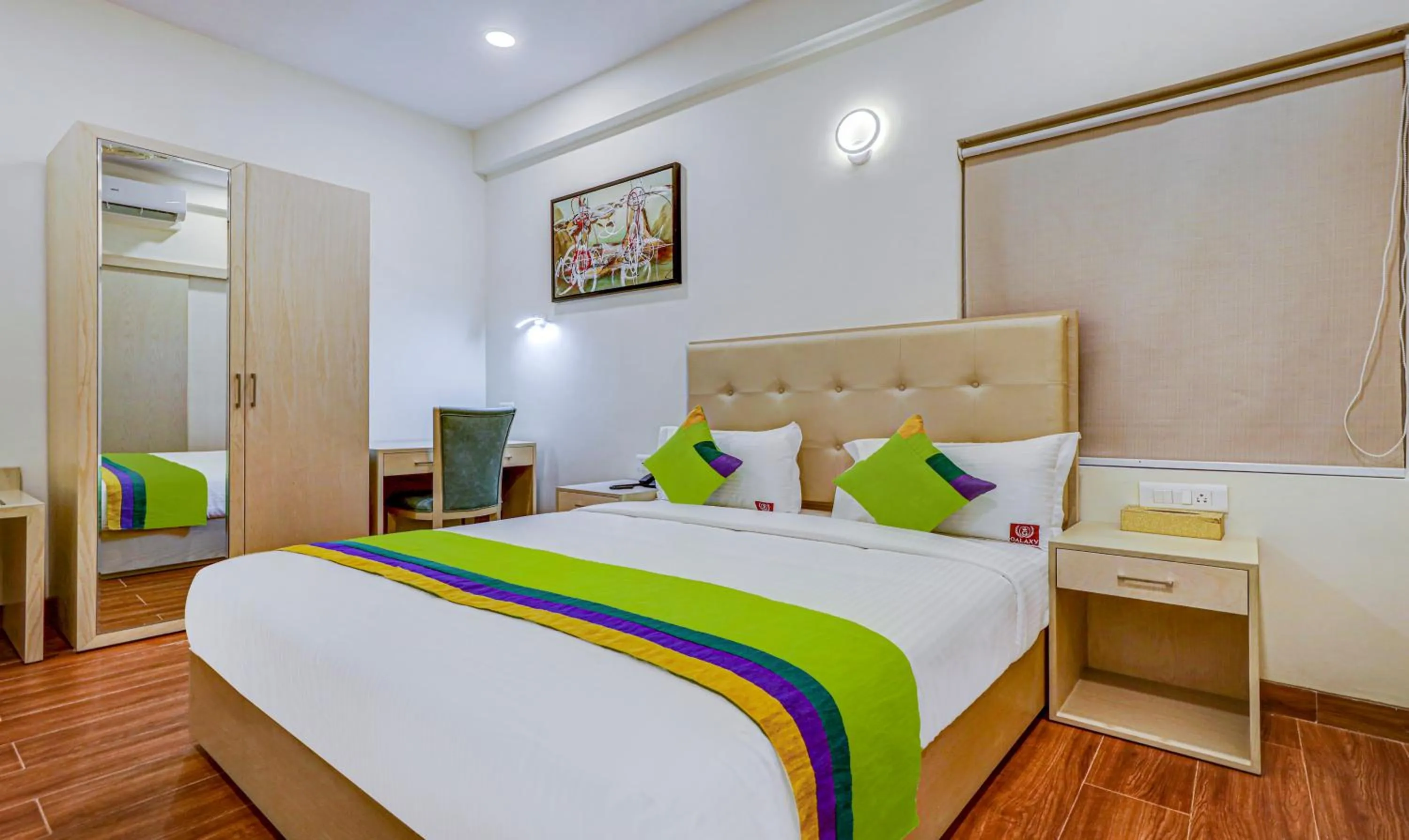 Bedroom, Bed in Treebo Galaxy Suites Mathikere