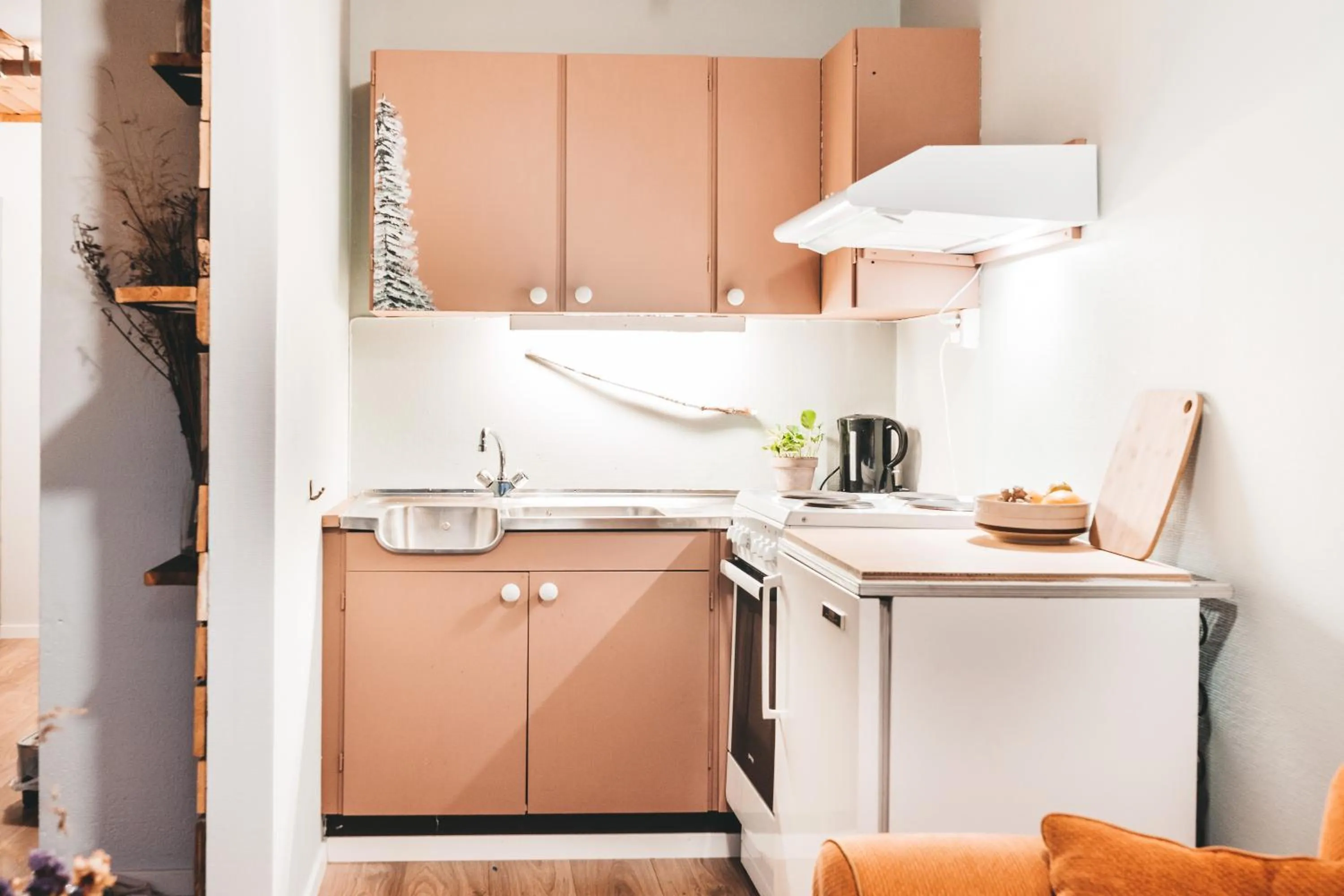 Kitchen or kitchenette in FURU Hostel & Café