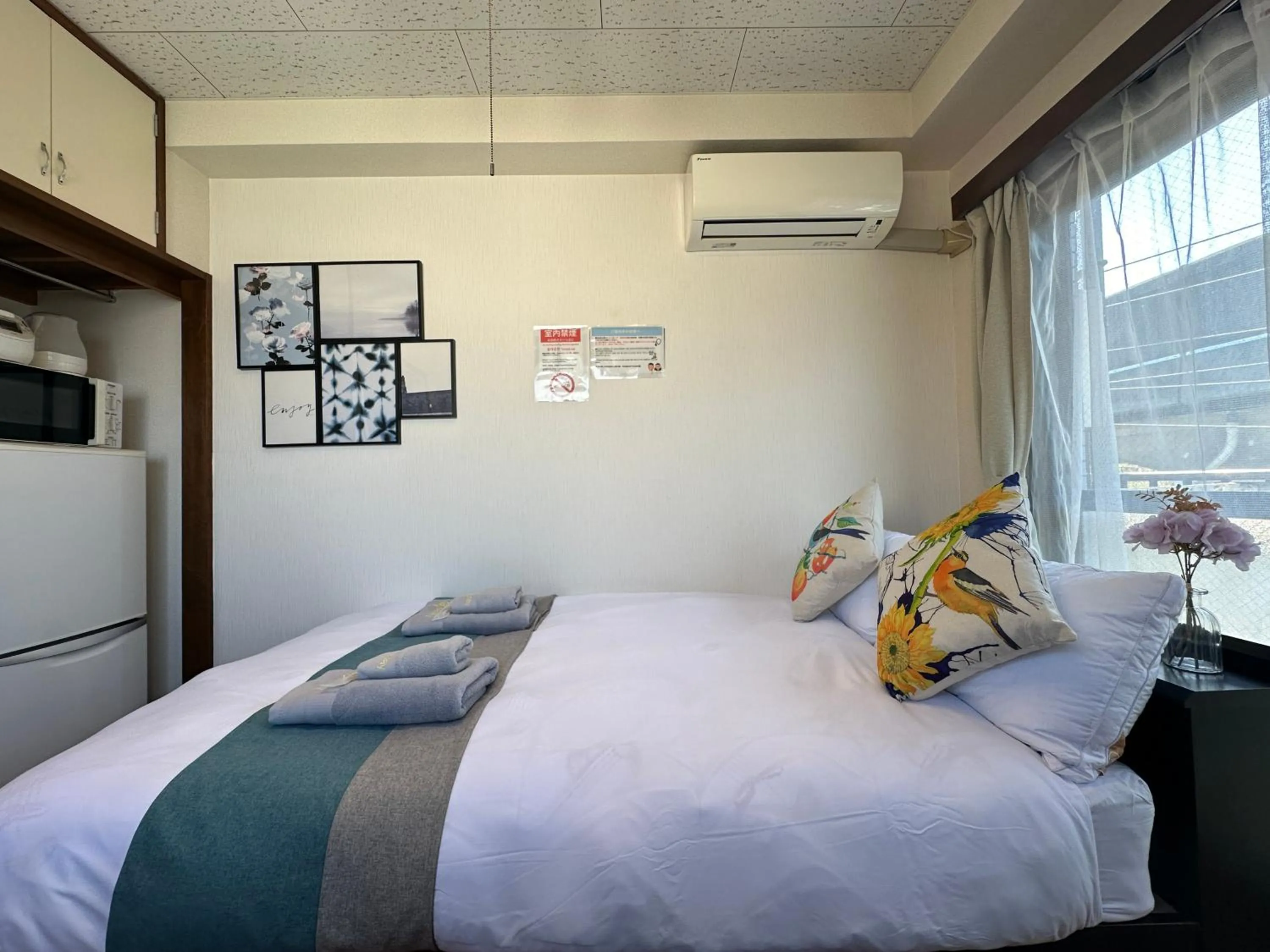 Bed in nestay suite tokyo tabata