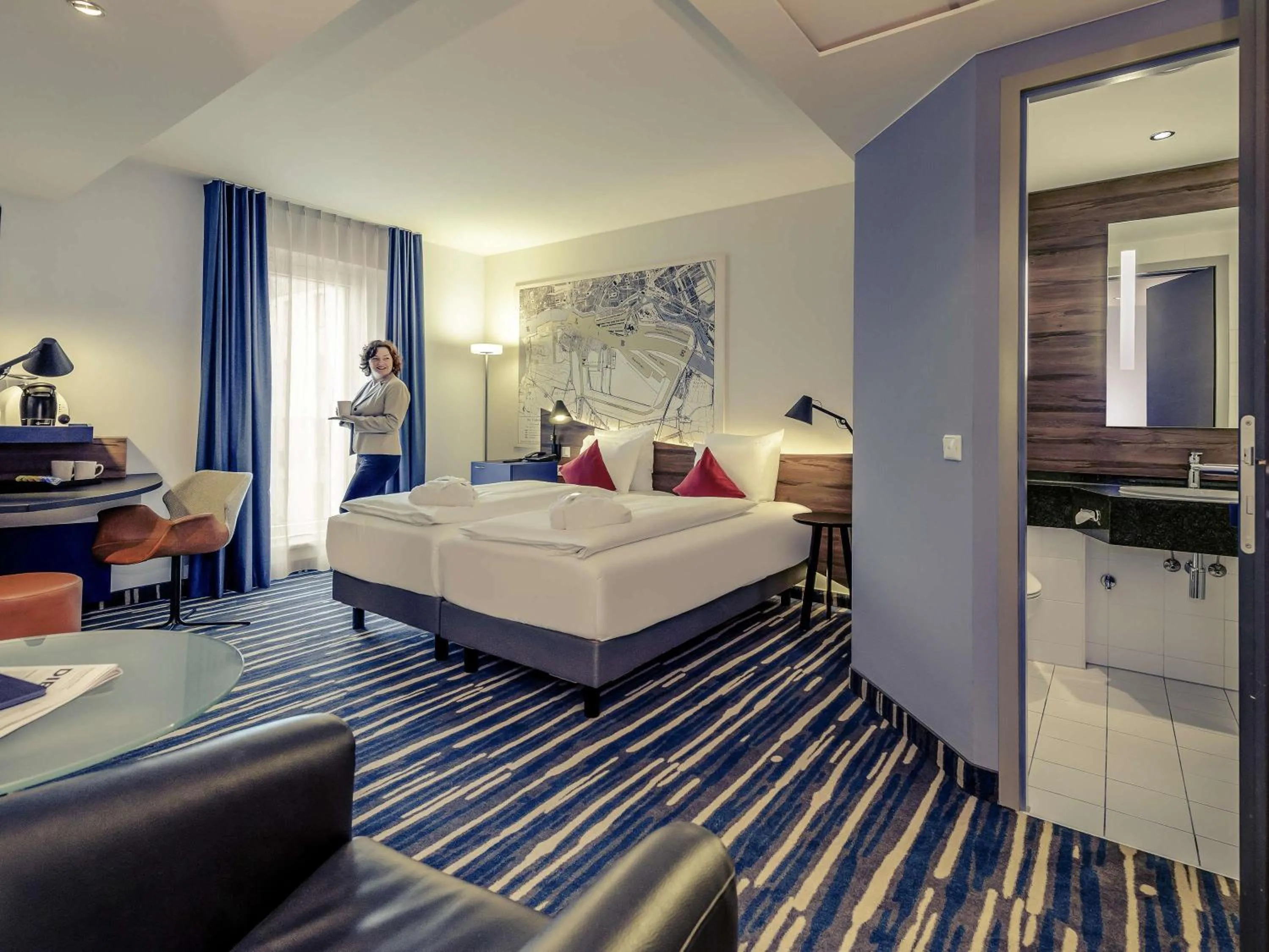 Bedroom, Bed in Mercure Hotel Hamburg Mitte