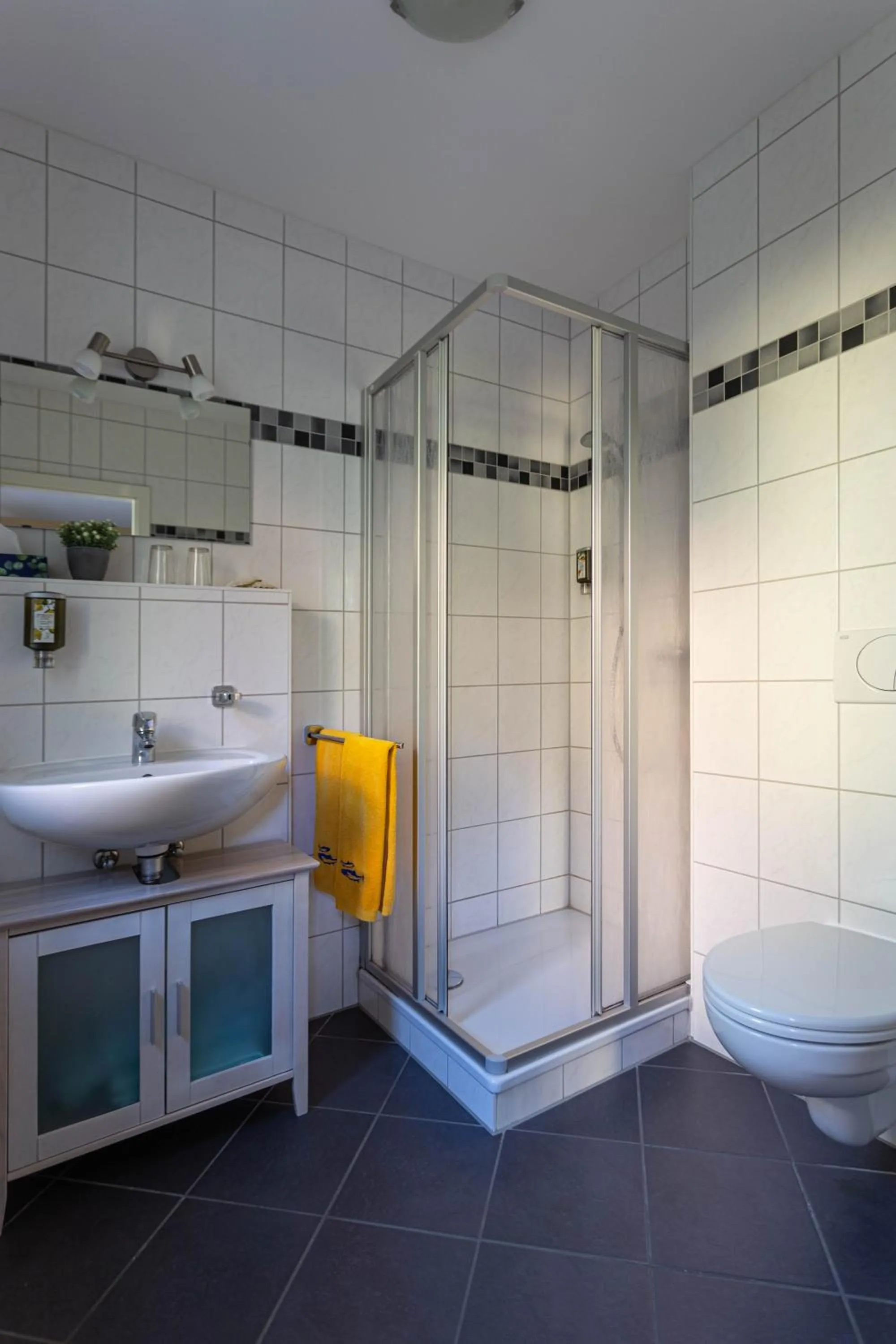 Shower in Fischhaus Wendisch Rietz