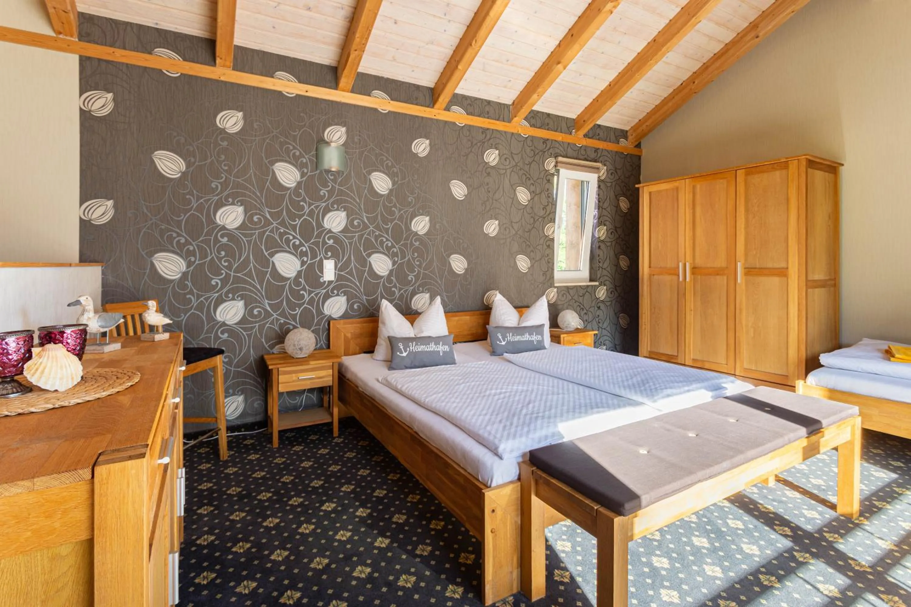 Bed in Fischhaus Wendisch Rietz