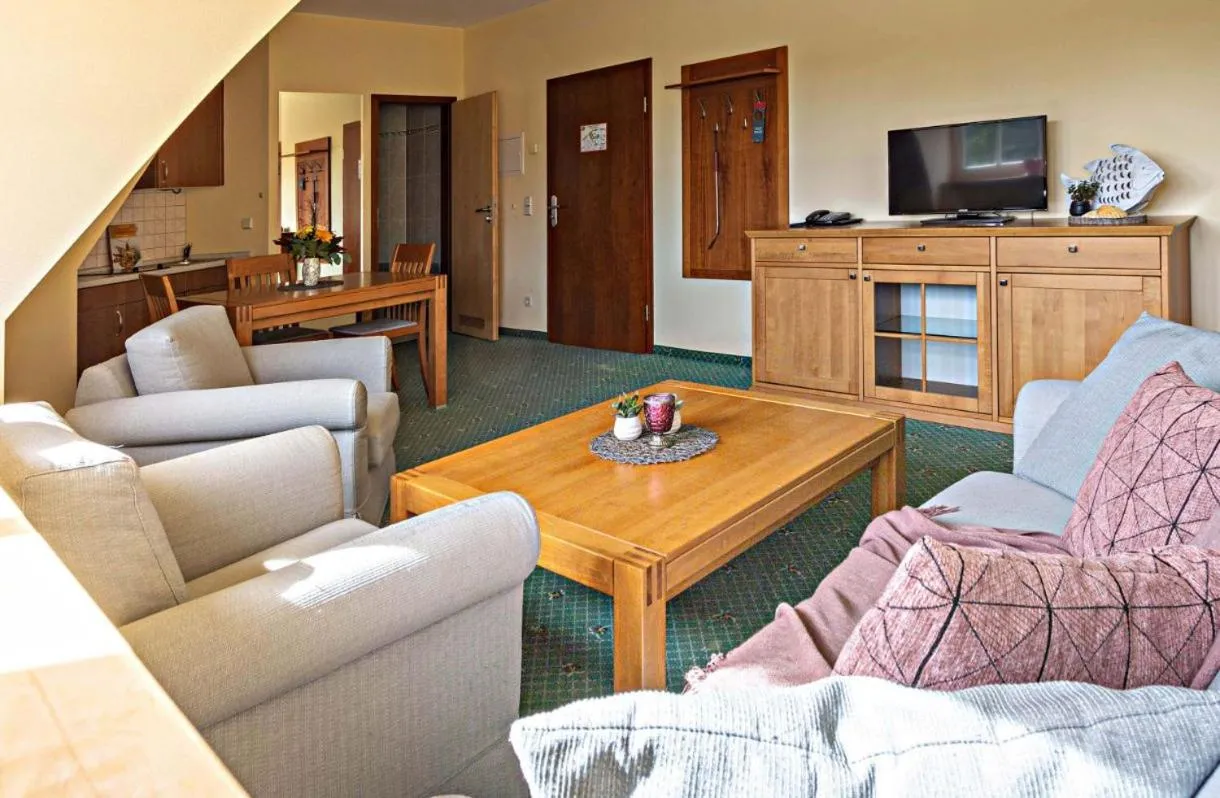 Living room in Fischhaus Wendisch Rietz