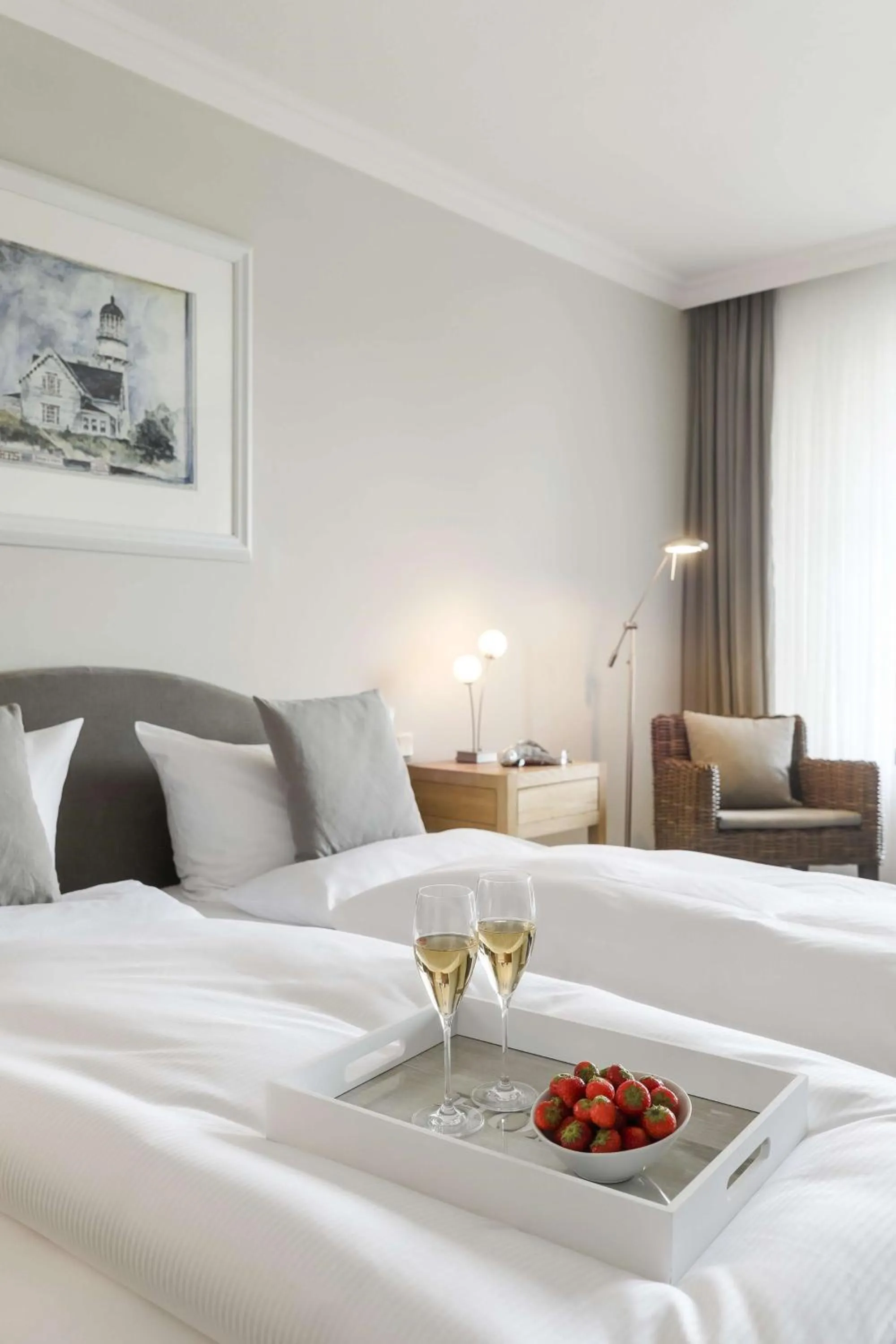 Bedroom, Bed in Dorint Strandresort & Spa Westerland/Sylt