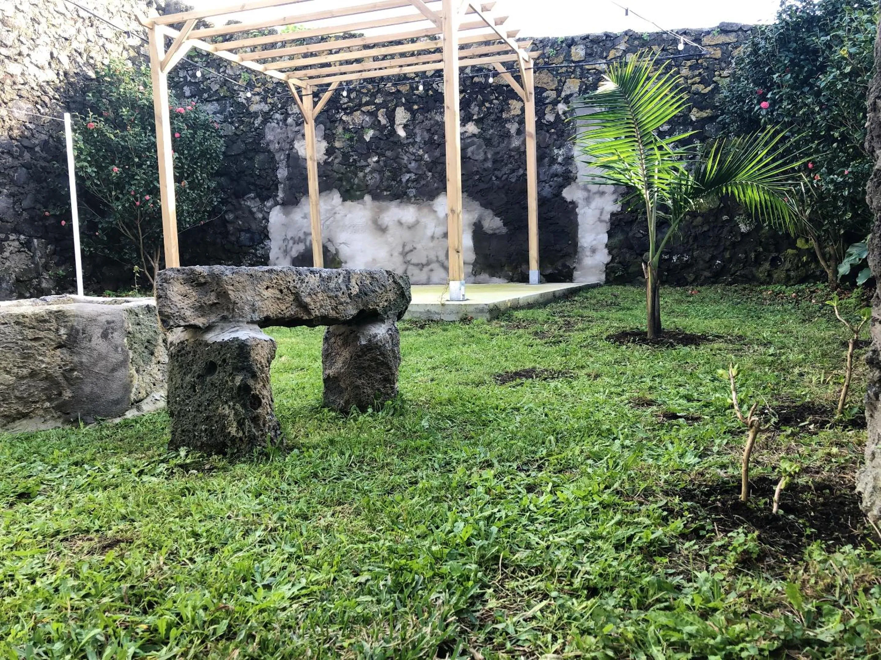 Garden in Comfortable House in Ribeira Grande, Pleasant Garden