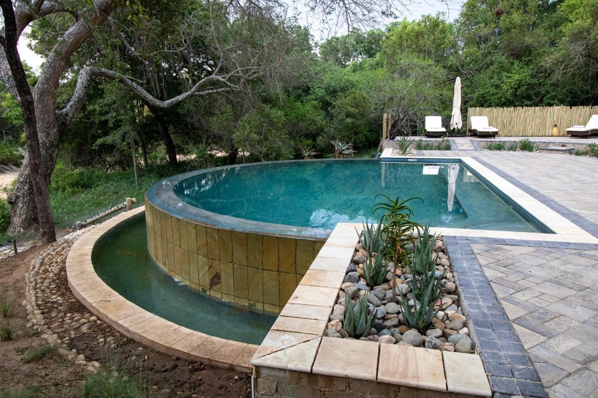 Swimming pool in Little Africa Safari Lodge