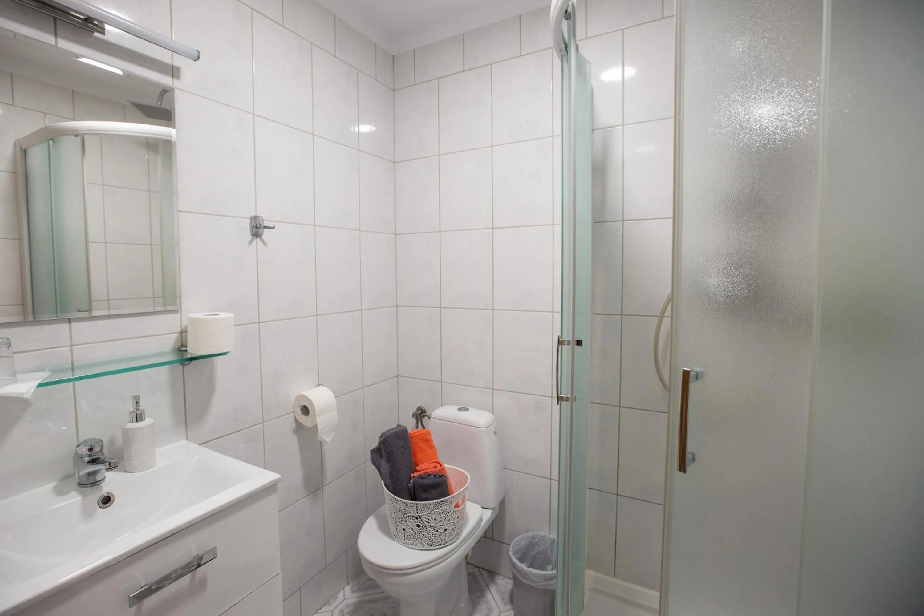 Bathroom in Pensjonacik Grażyna