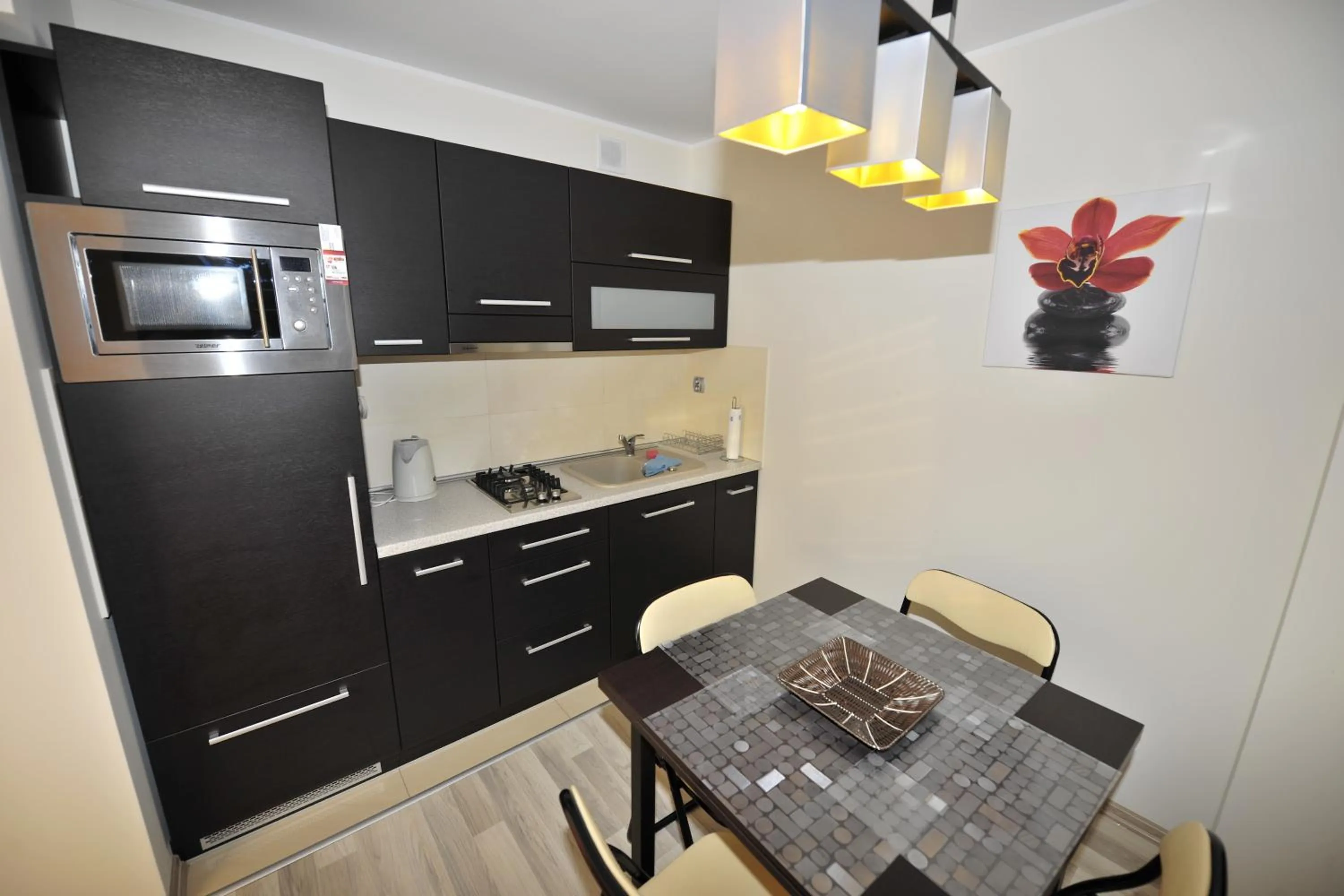 Kitchen or kitchenette in Pensjonacik Grażyna