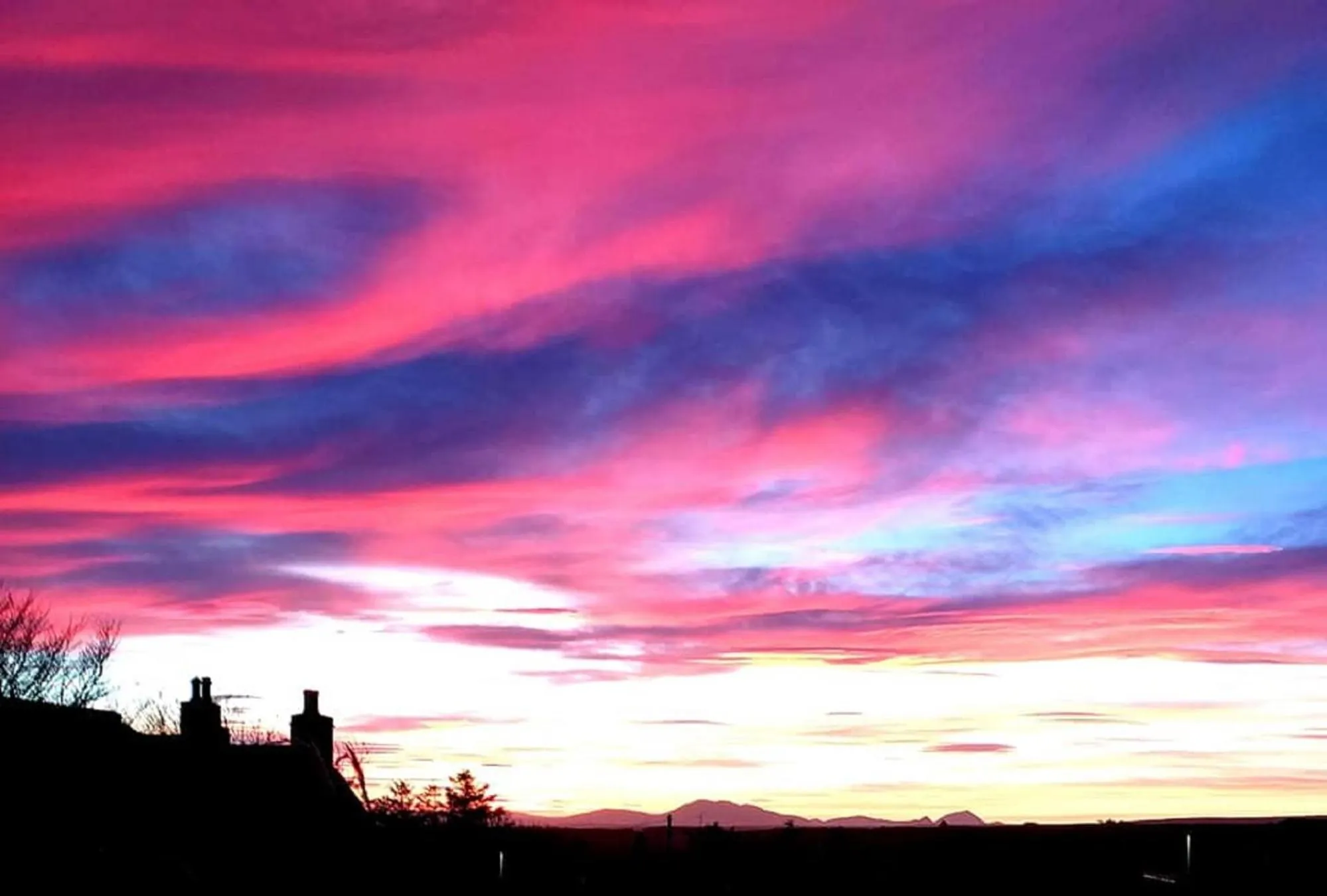 Mountain view in North Star Glamping