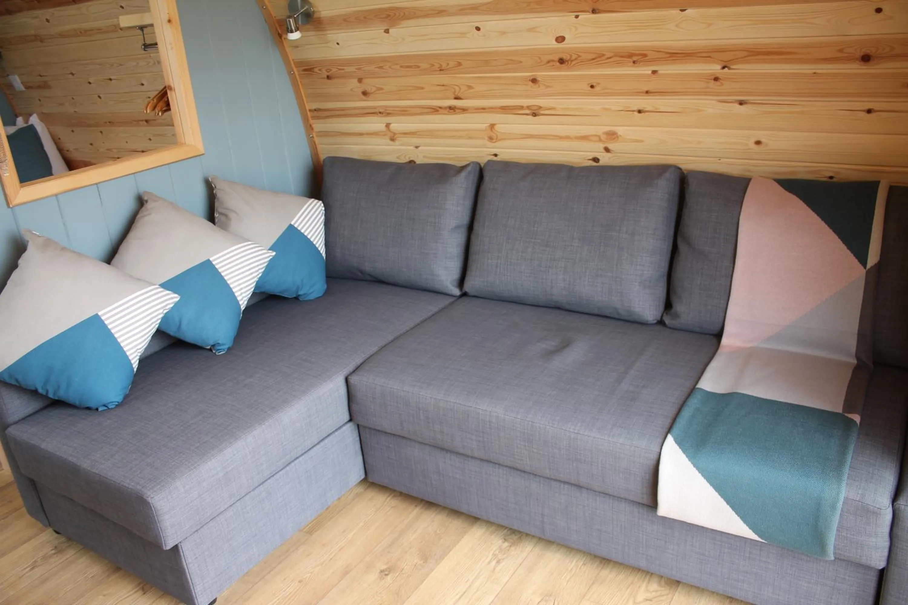 Bed in North Star Glamping