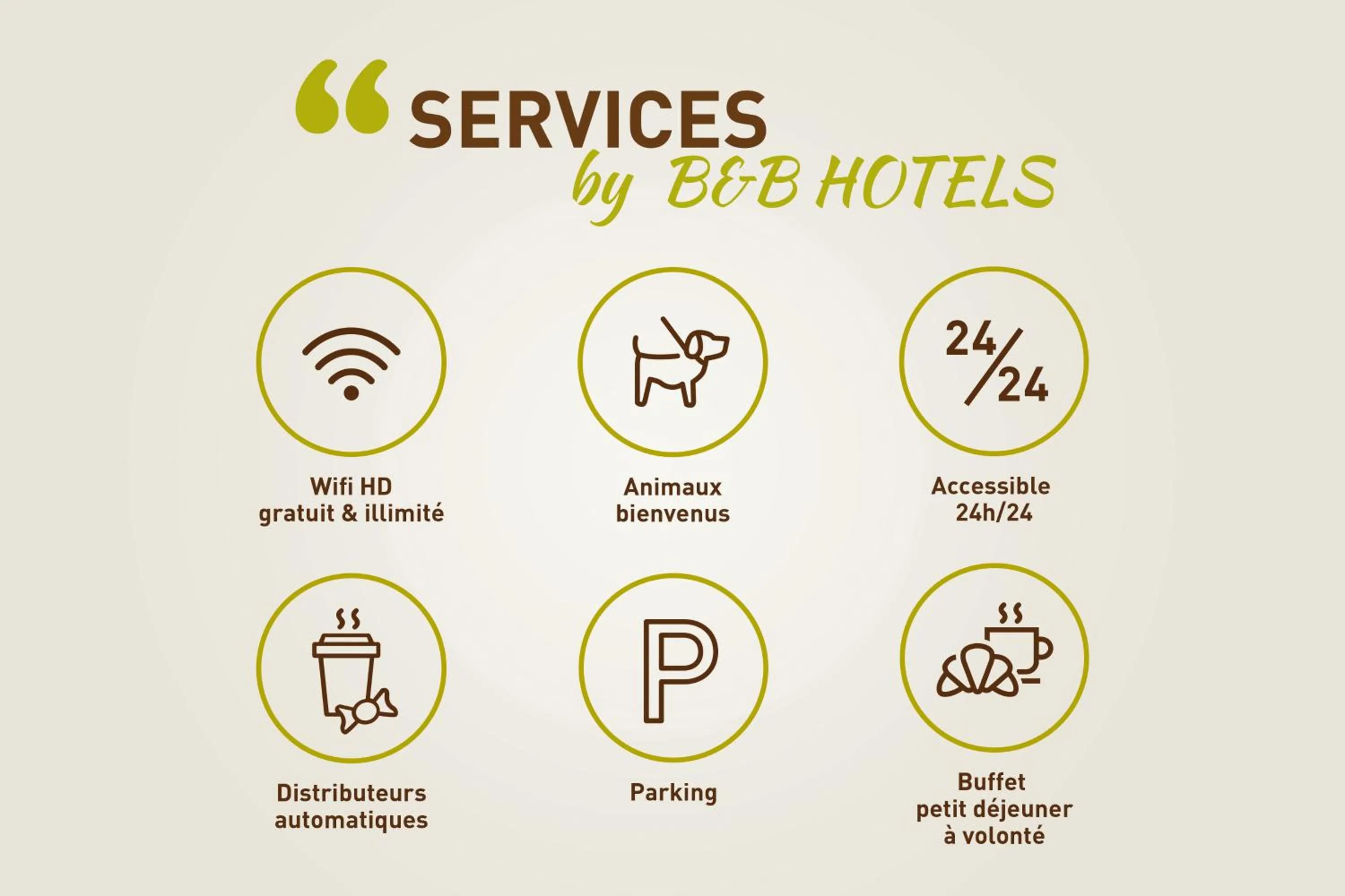 Text overlay in B&B HOTEL Paris Porte de Bagnolet